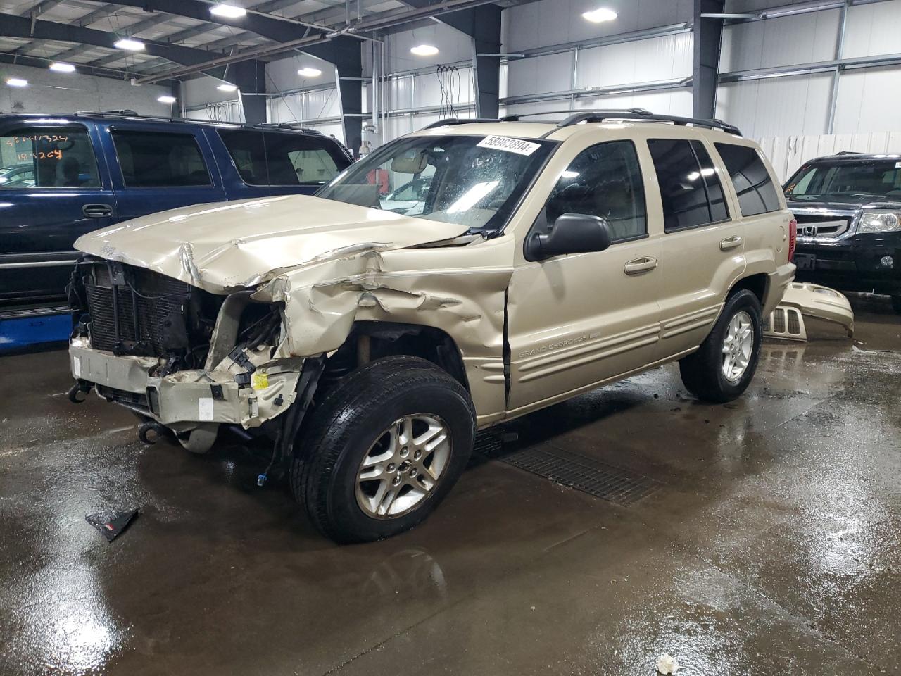 2000 Jeep Grand Cherokee Limited Gold vin: 1J4GW58NXYC280198