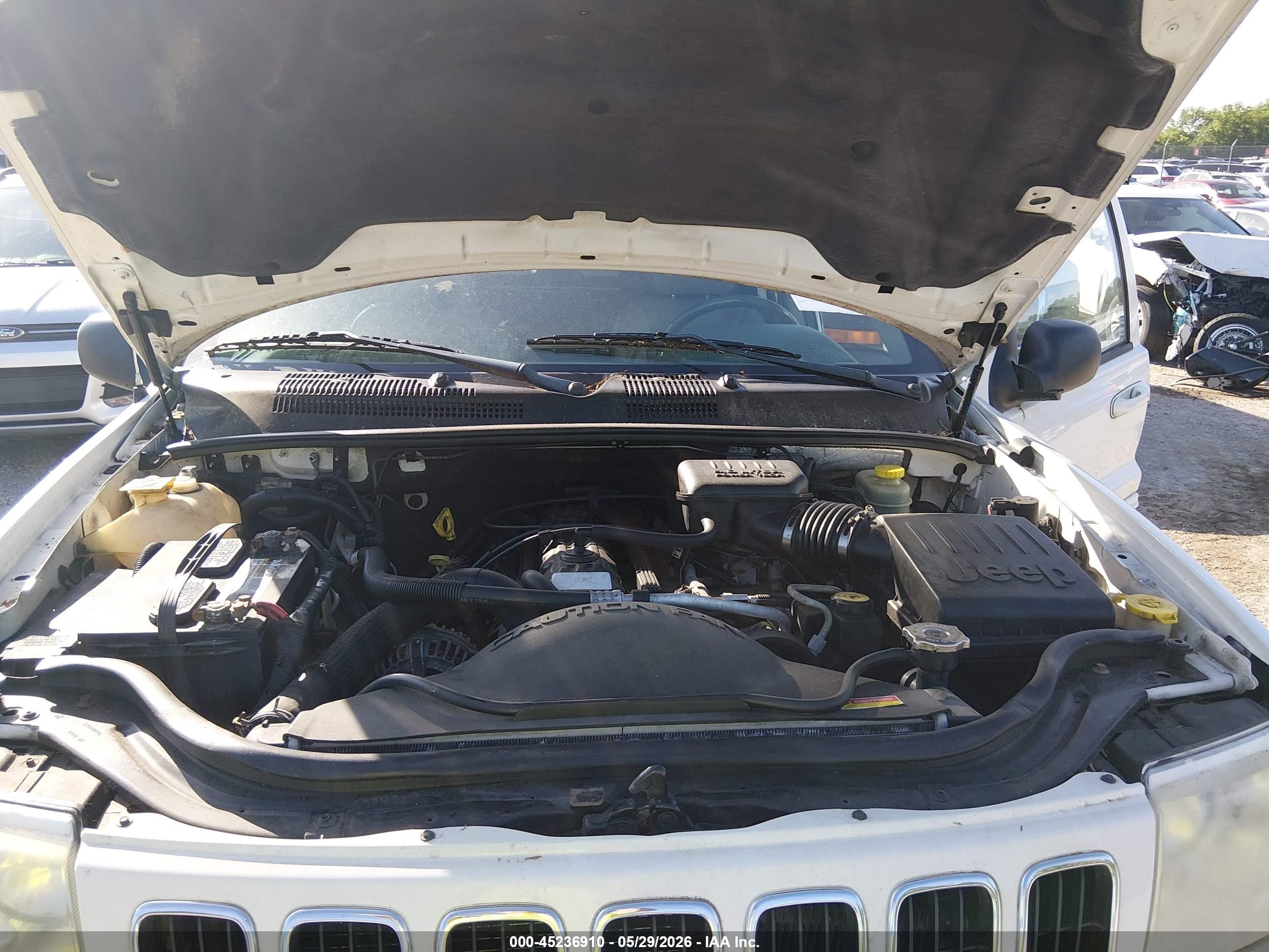 2003 Jeep Grand Cherokee Limited White vin: 1J4GW58S13C601110