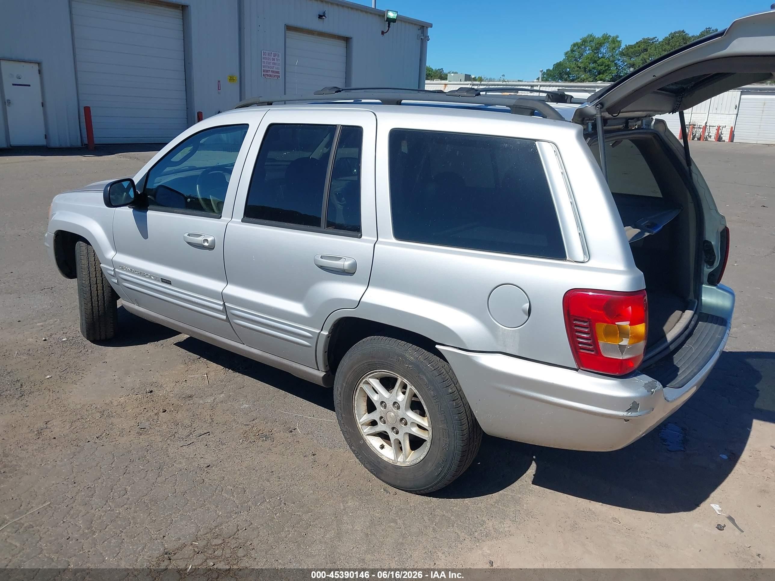 2004 Jeep Grand Cherokee Limited Silver vin: 1J4GW58S14C174271