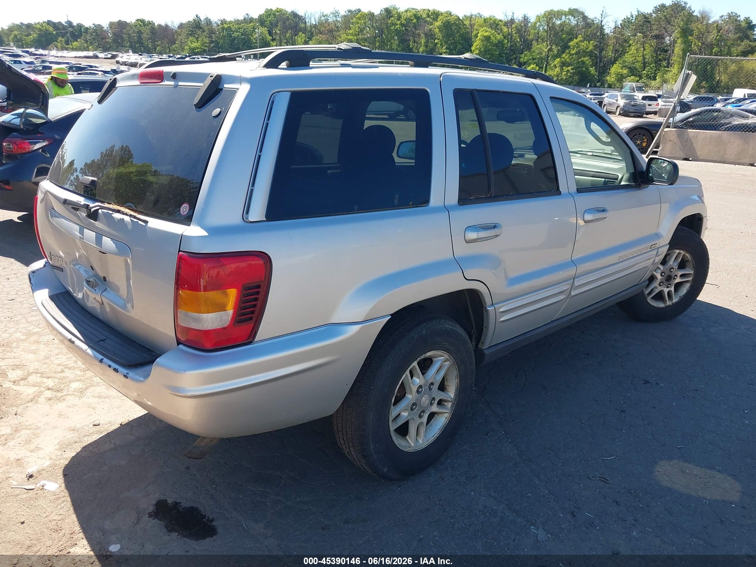 2004 Jeep Grand Cherokee Limited Silver vin: 1J4GW58S14C174271