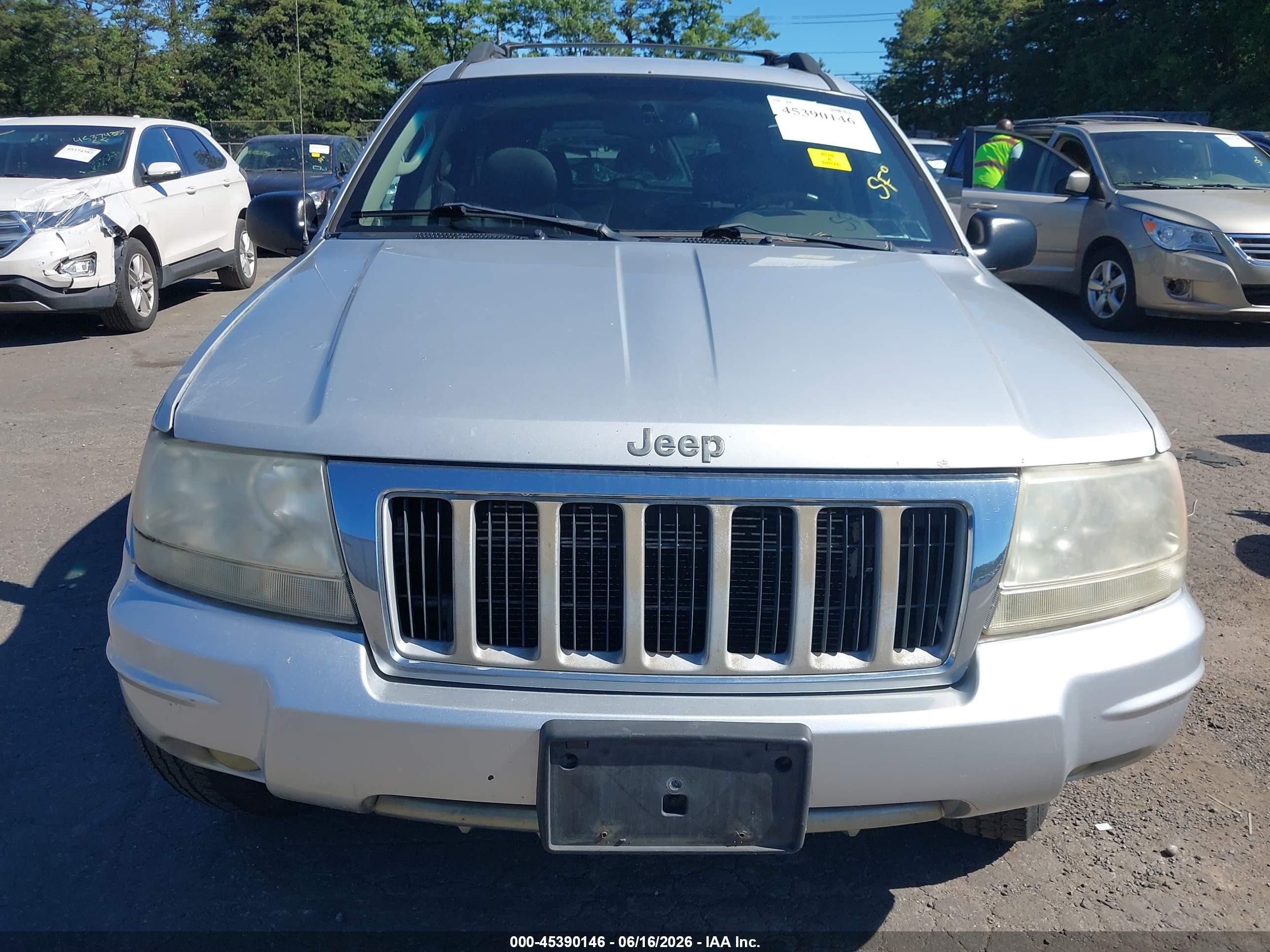 2004 Jeep Grand Cherokee Limited Silver vin: 1J4GW58S14C174271