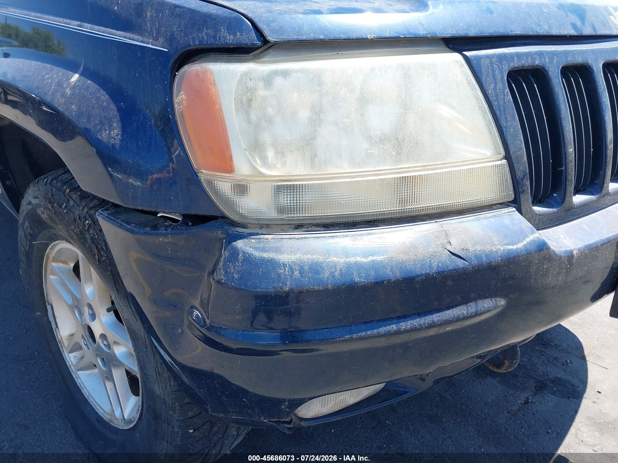 2000 Jeep Grand Cherokee Limited Blue vin: 1J4GW58S3YC174147