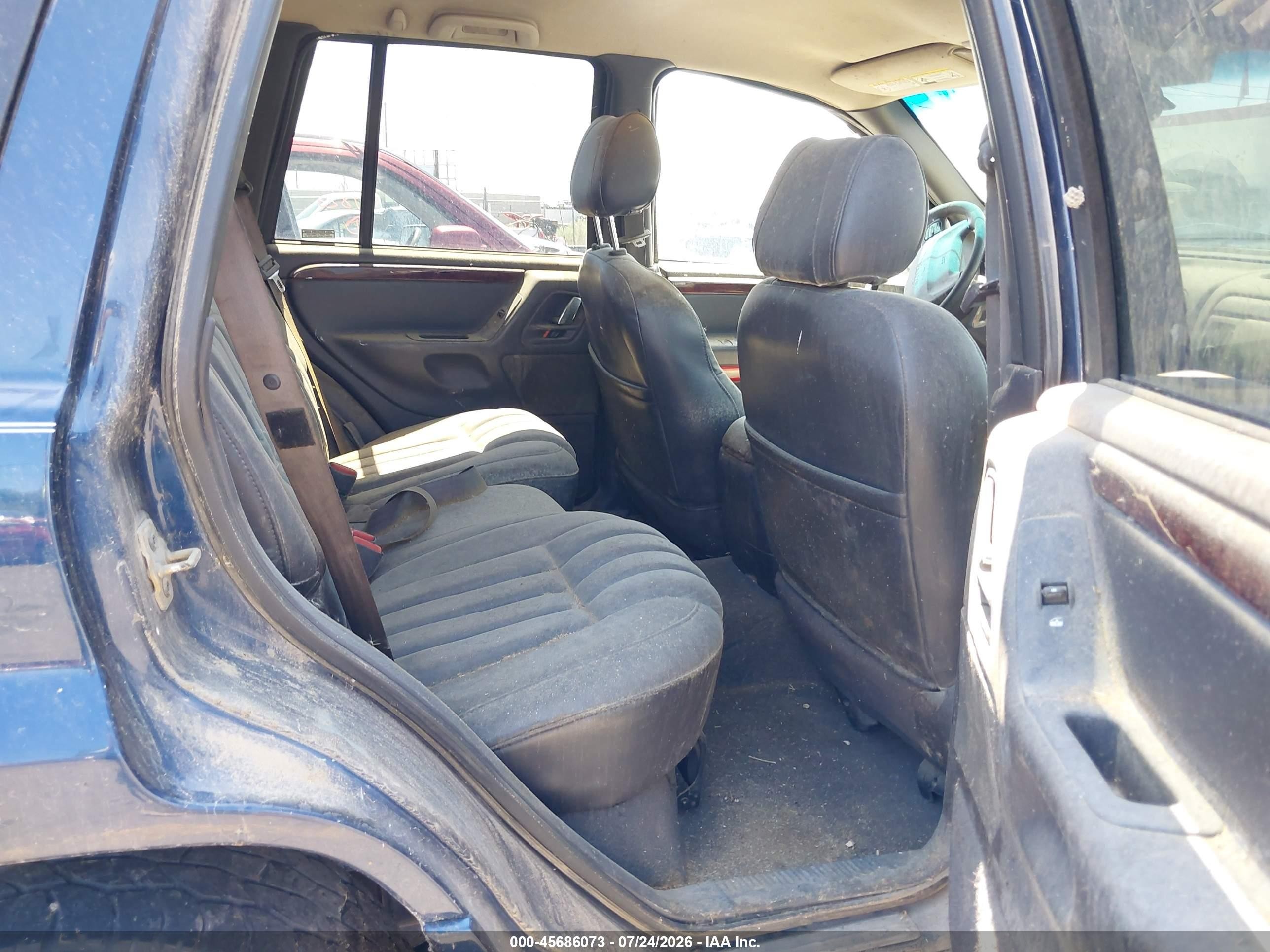 2000 Jeep Grand Cherokee Limited Blue vin: 1J4GW58S3YC174147