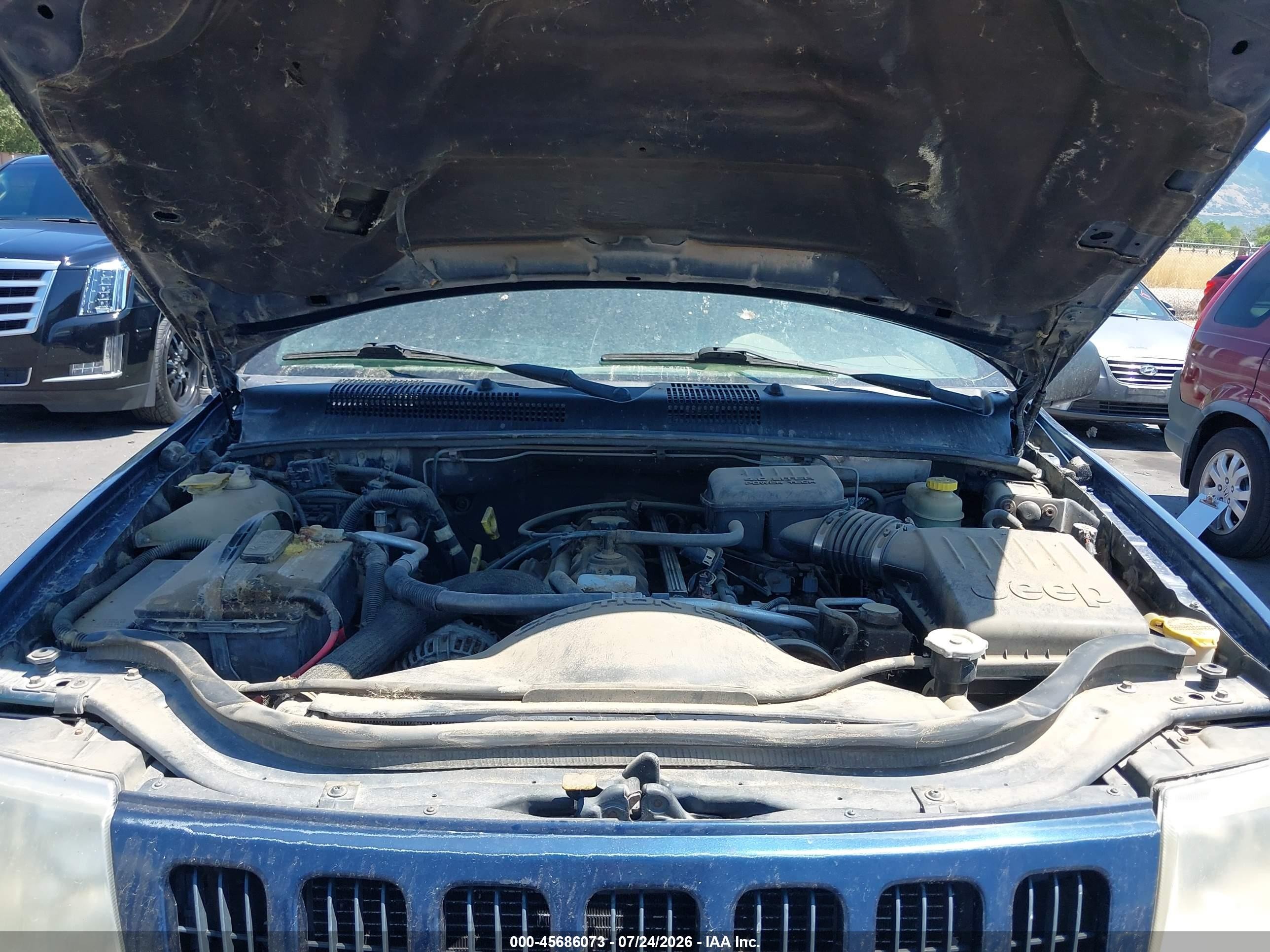 2000 Jeep Grand Cherokee Limited Blue vin: 1J4GW58S3YC174147