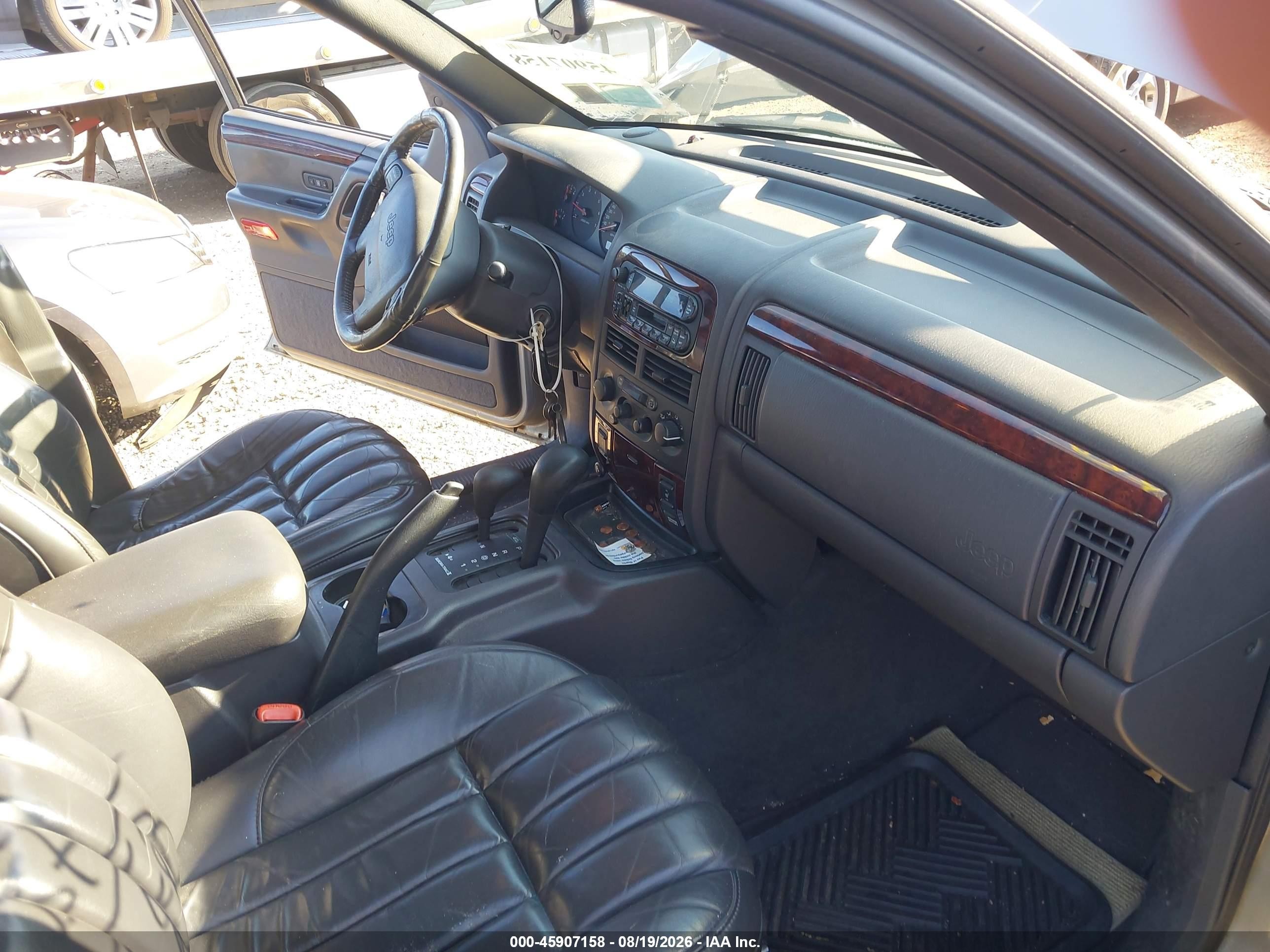 2000 Jeep Grand Cherokee Limited Silver vin: 1J4GW58S4YC349506