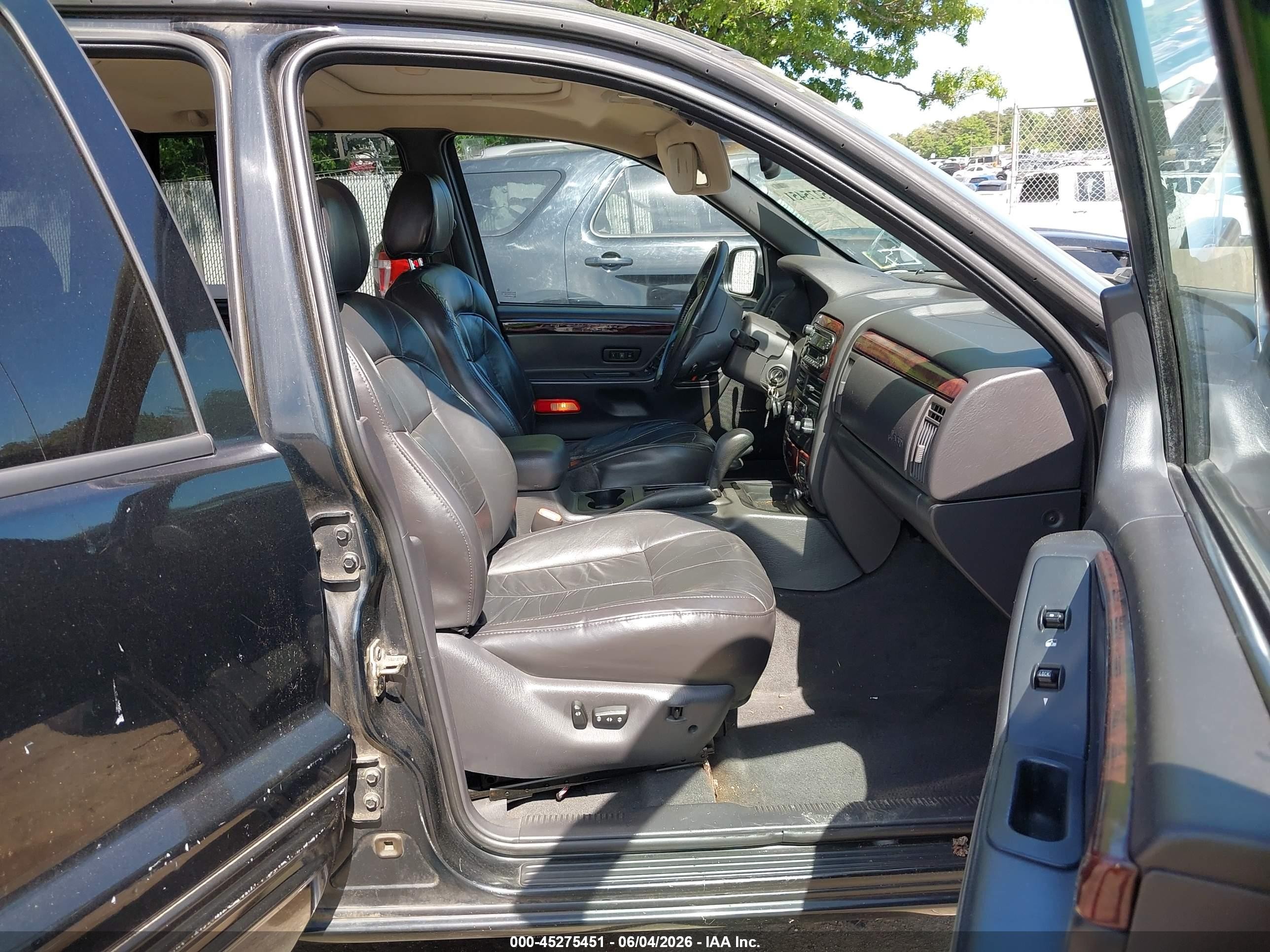 2001 Jeep Grand Cherokee Limited Black vin: 1J4GW58S51C704379