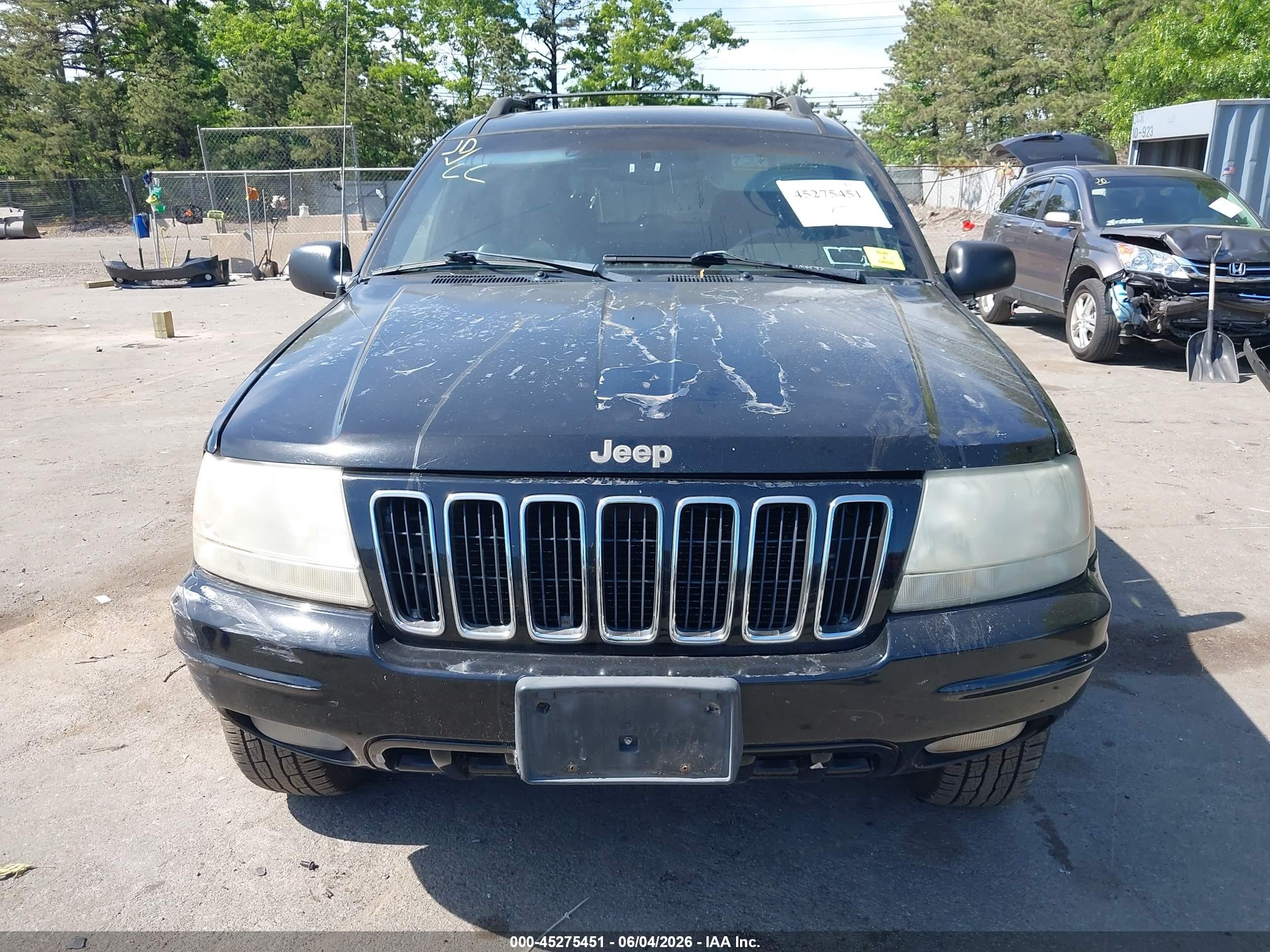 2001 Jeep Grand Cherokee Limited Black vin: 1J4GW58S51C704379