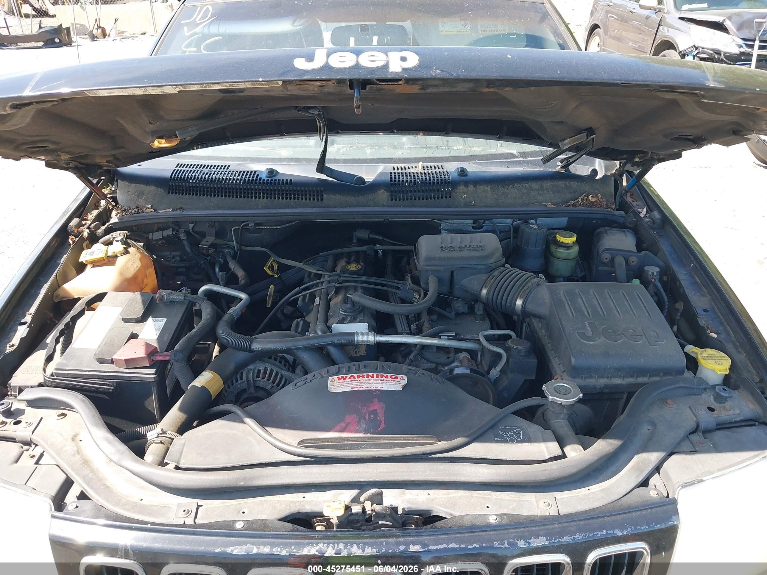 2001 Jeep Grand Cherokee Limited Black vin: 1J4GW58S51C704379
