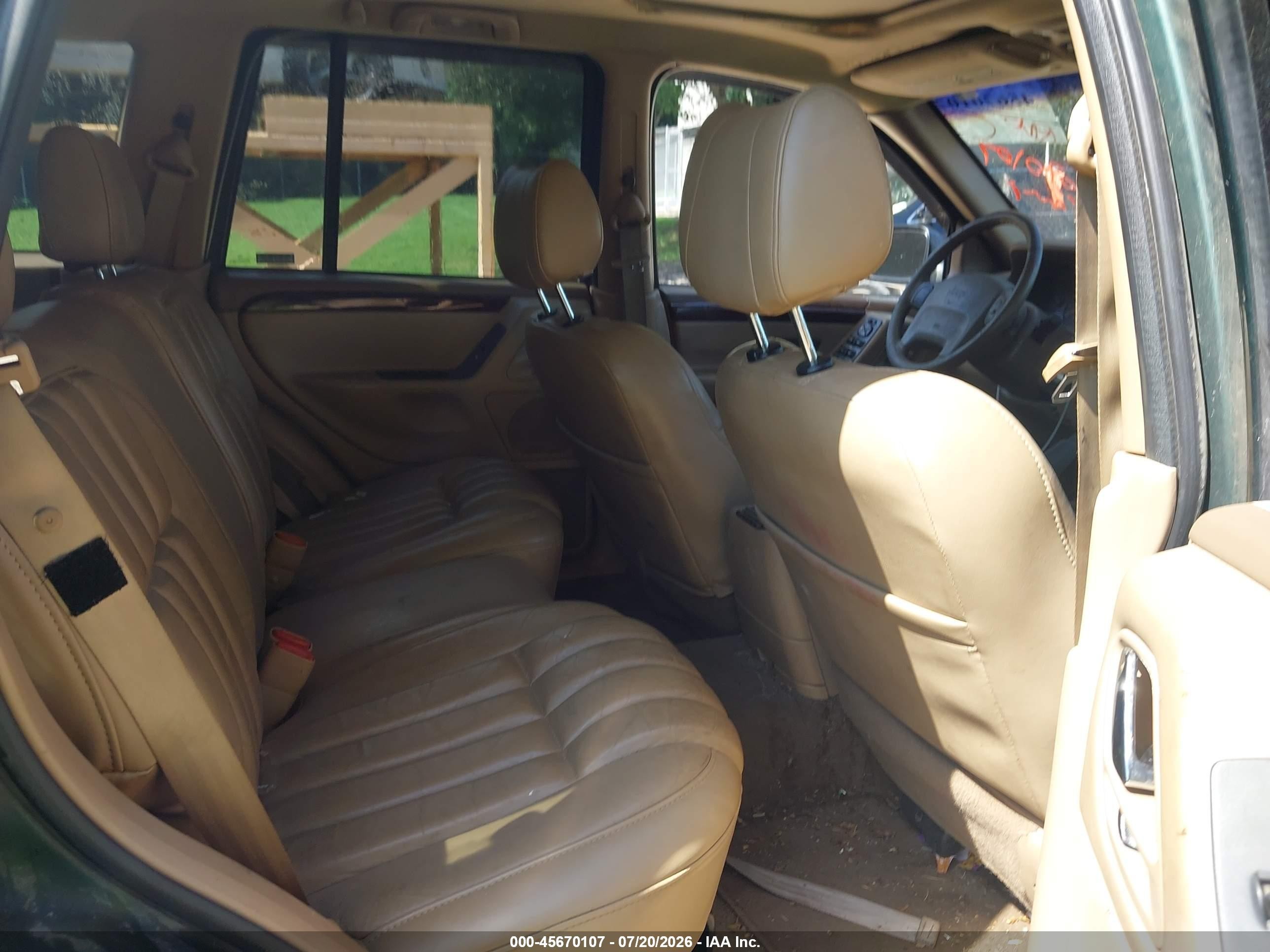 2000 Jeep Grand Cherokee Limited Green vin: 1J4GW58S5YC390629