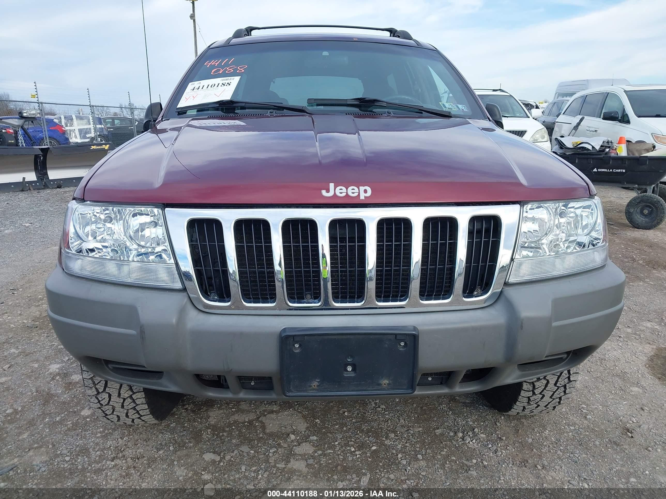 1999 Jeep Grand Cherokee Laredo Maroon vin: 1J4GW58S6XC705002