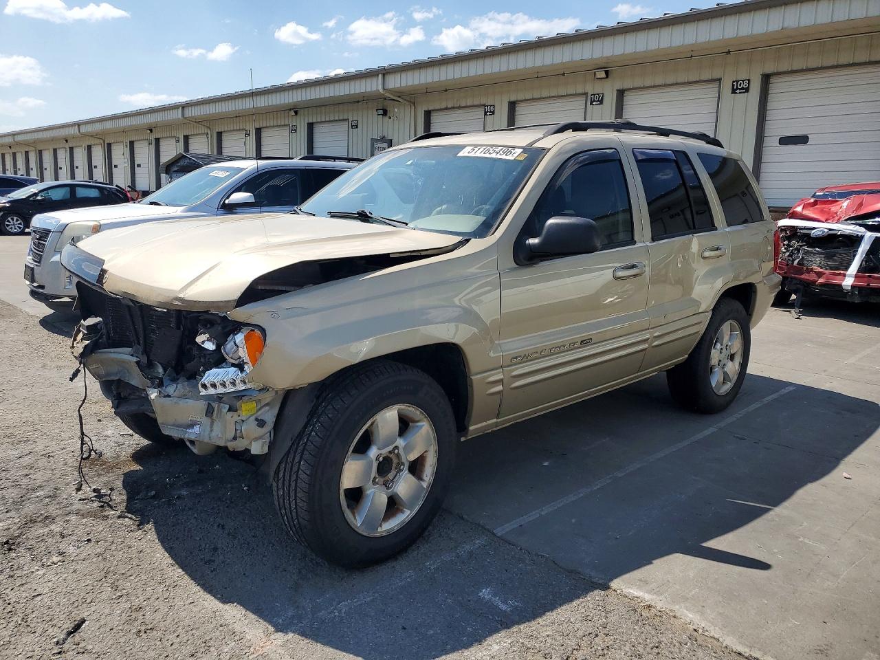 2001 Jeep Grand Cherokee Gold vin: 1J4GW58S91C696156
