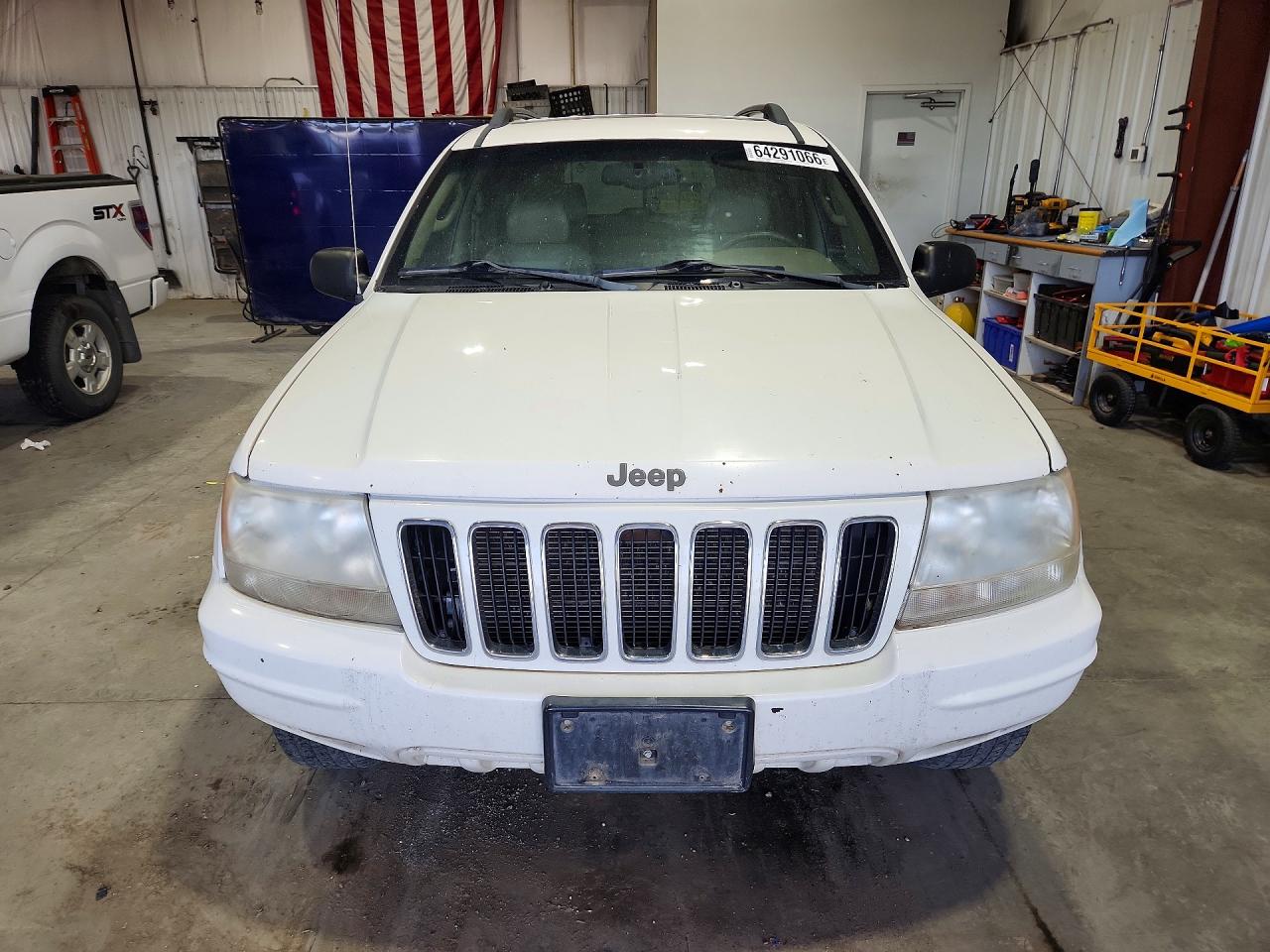 2002 Jeep Grand Cherokee Limited White vin: 1J4GW58S92C170045