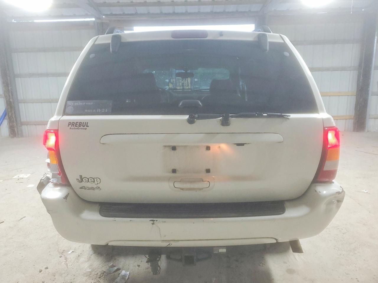 2004 Jeep Grand Cherokee Limited White vin: 1J4GW58SX4C313619