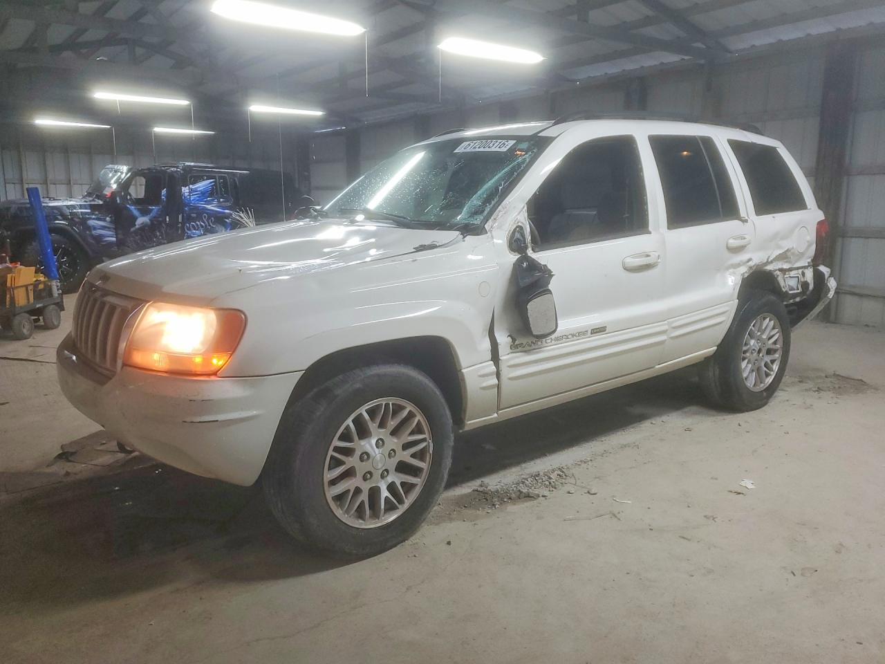 2004 Jeep Grand Cherokee Limited White vin: 1J4GW58SX4C313619