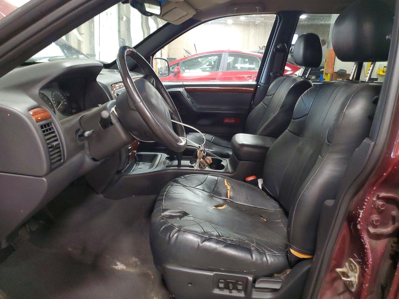 1999 Jeep Grand Cherokee Limited Burgundy vin: 1J4GW68N1XC658381