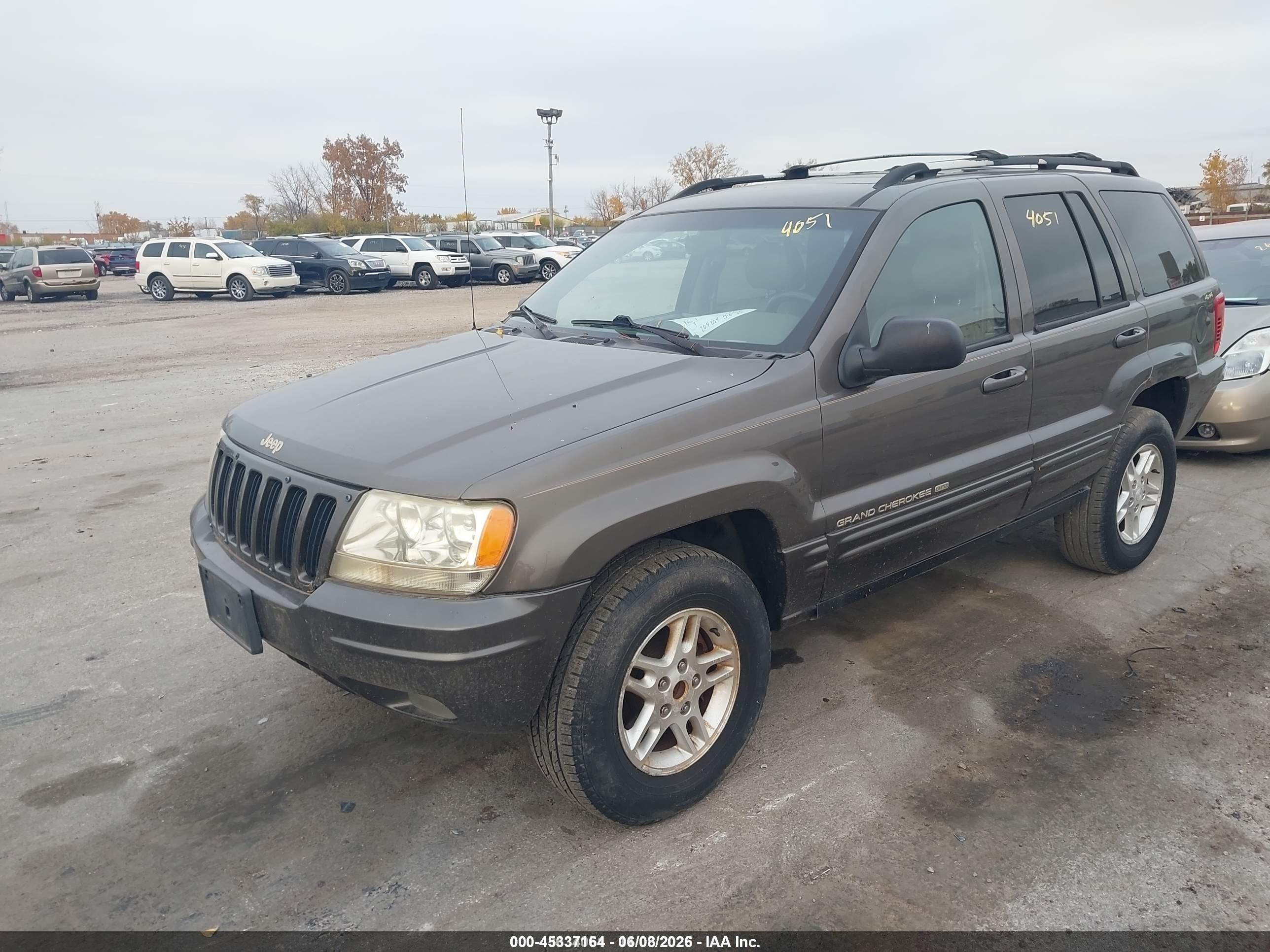 1999 Jeep Grand Cherokee Limited Green vin: 1J4GW68N5XC738654