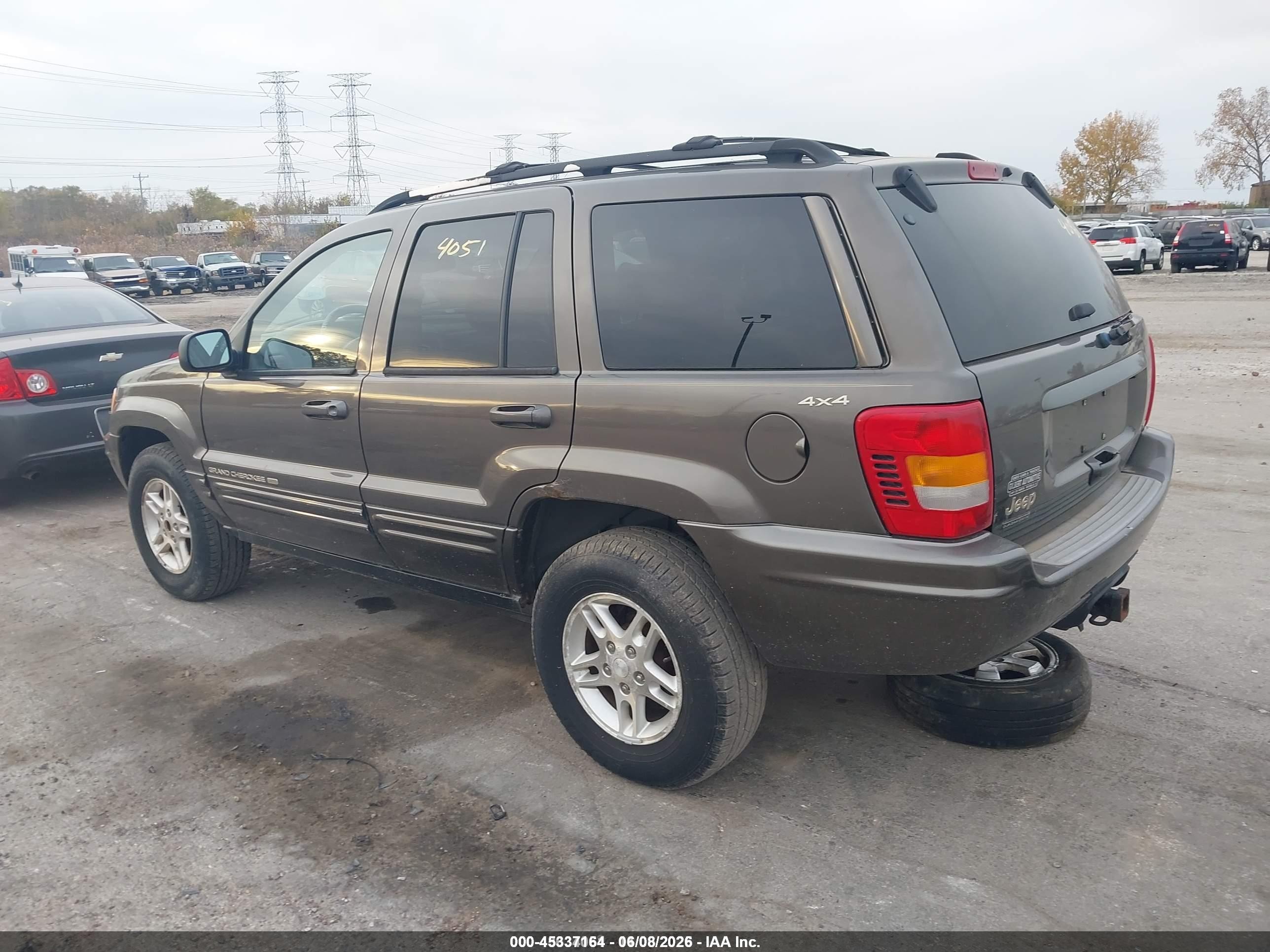 1999 Jeep Grand Cherokee Limited Green vin: 1J4GW68N5XC738654