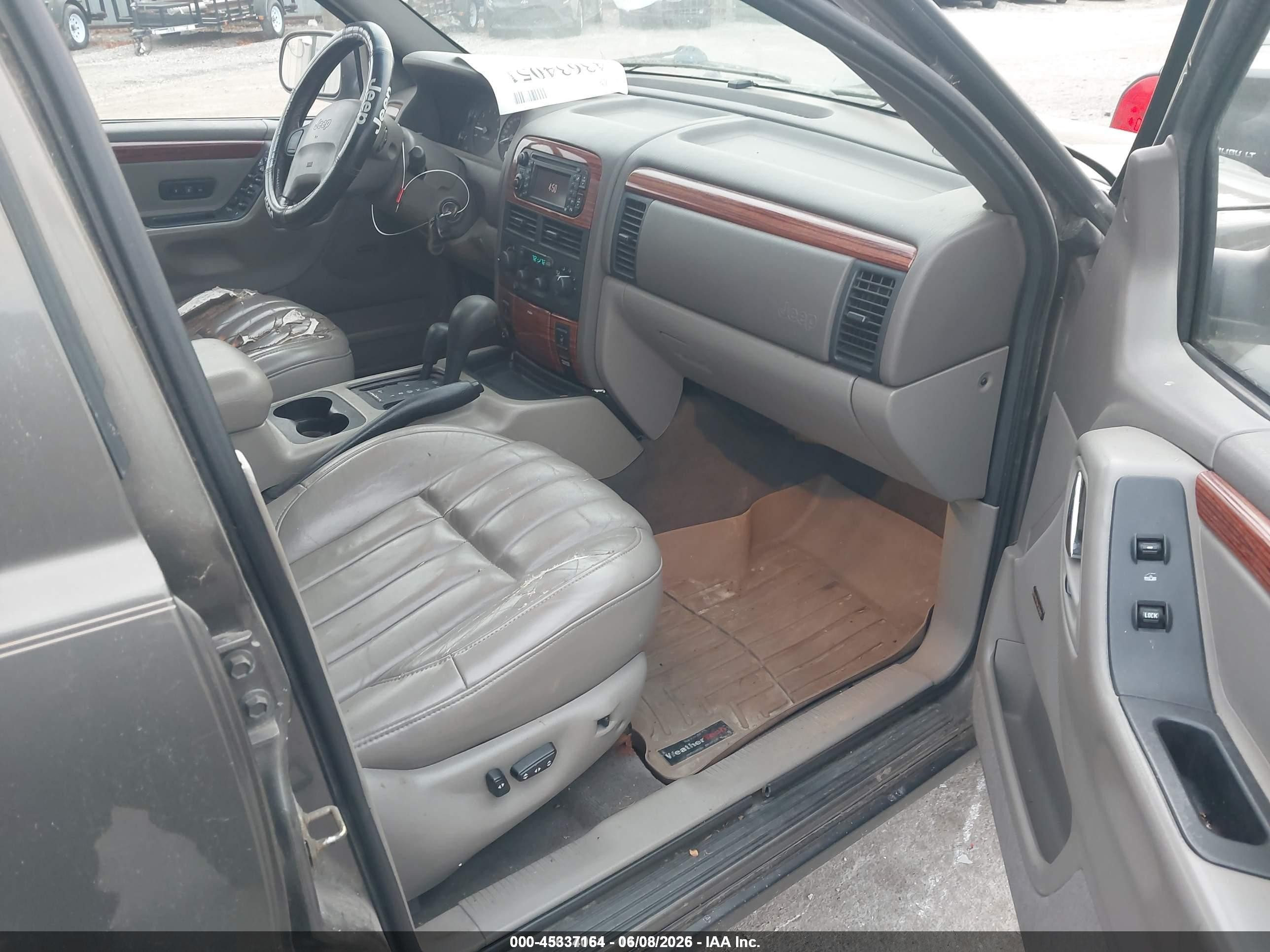 1999 Jeep Grand Cherokee Limited Green vin: 1J4GW68N5XC738654