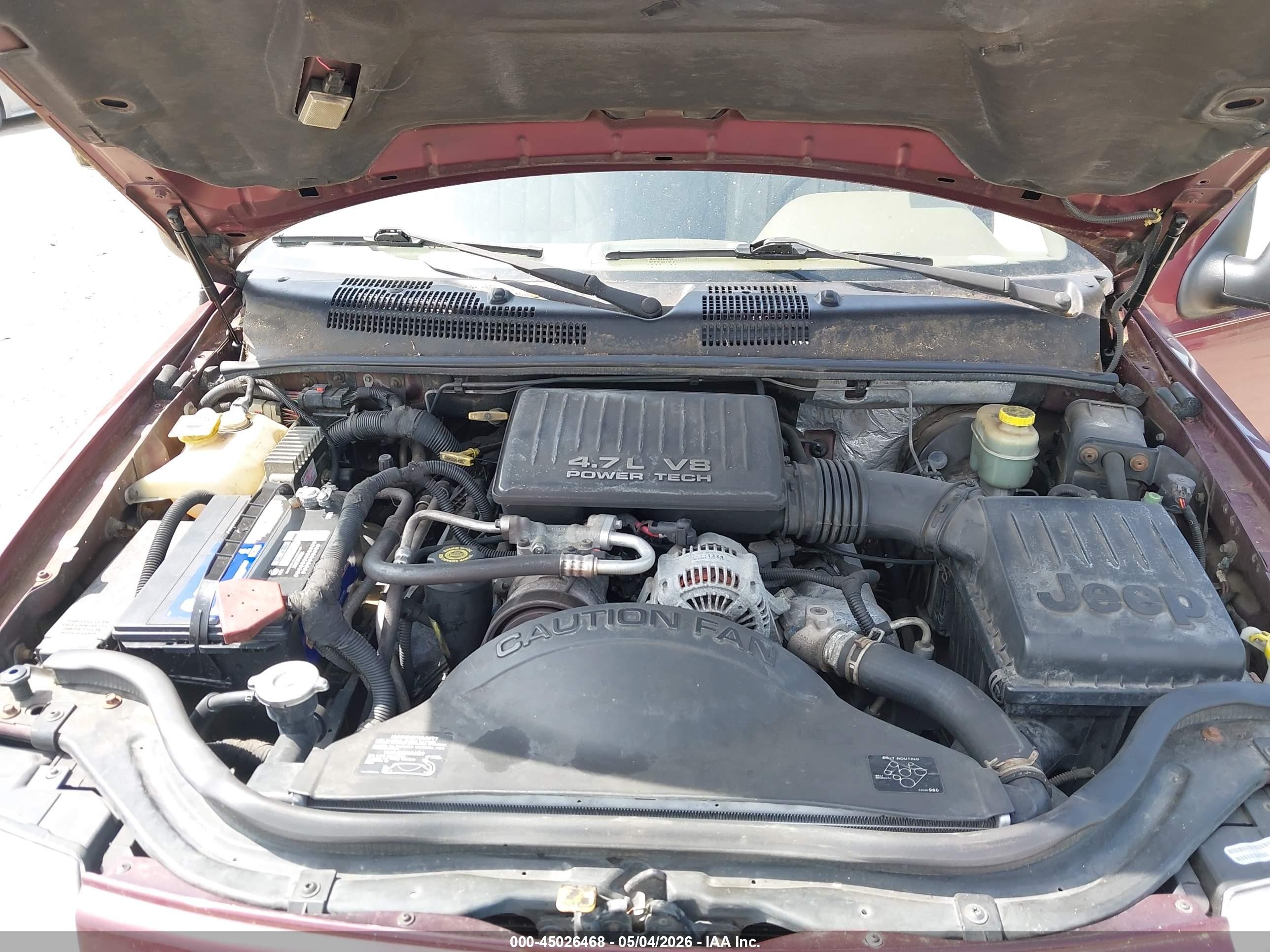 1999 Jeep Grand Cherokee Limited Burgundy vin: 1J4GW68N6XC603697