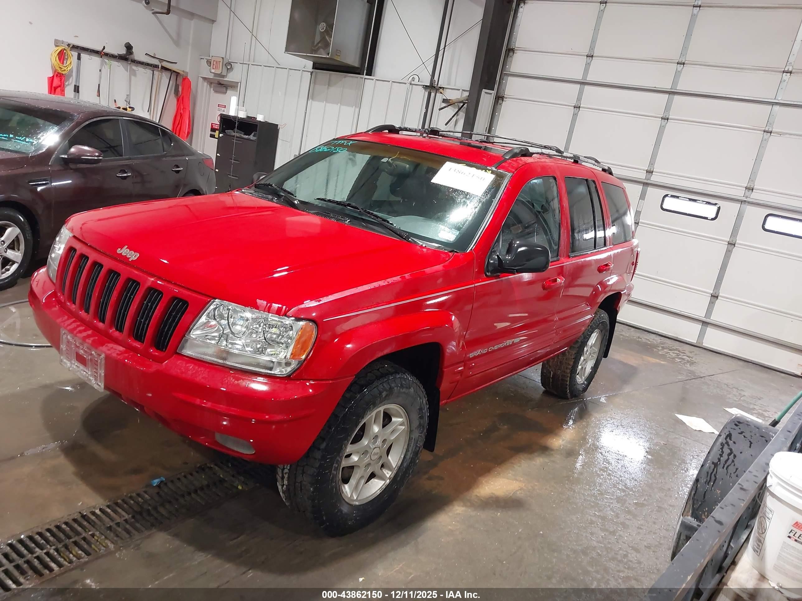 1999 Jeep Grand Cherokee Limited Красный vin: 1J4GW68N9XC663263