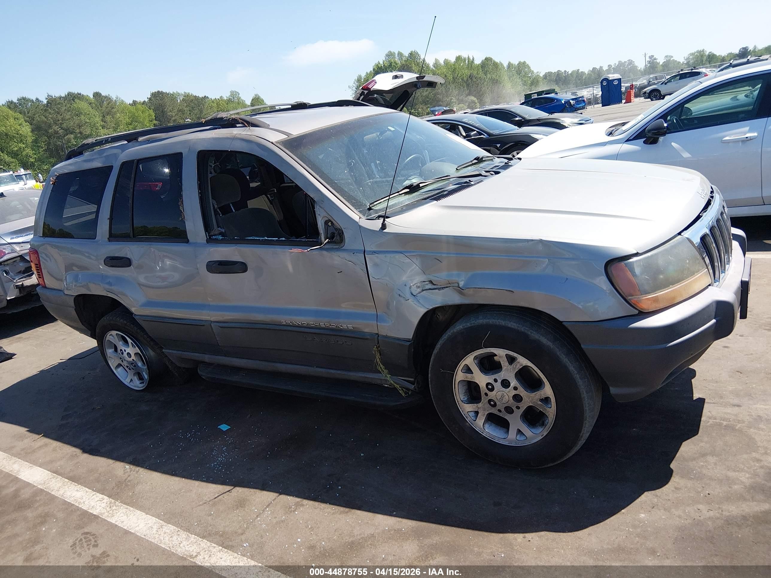 2001 Jeep Grand Cherokee Laredo Gray vin: 1J4GX48S01C542748