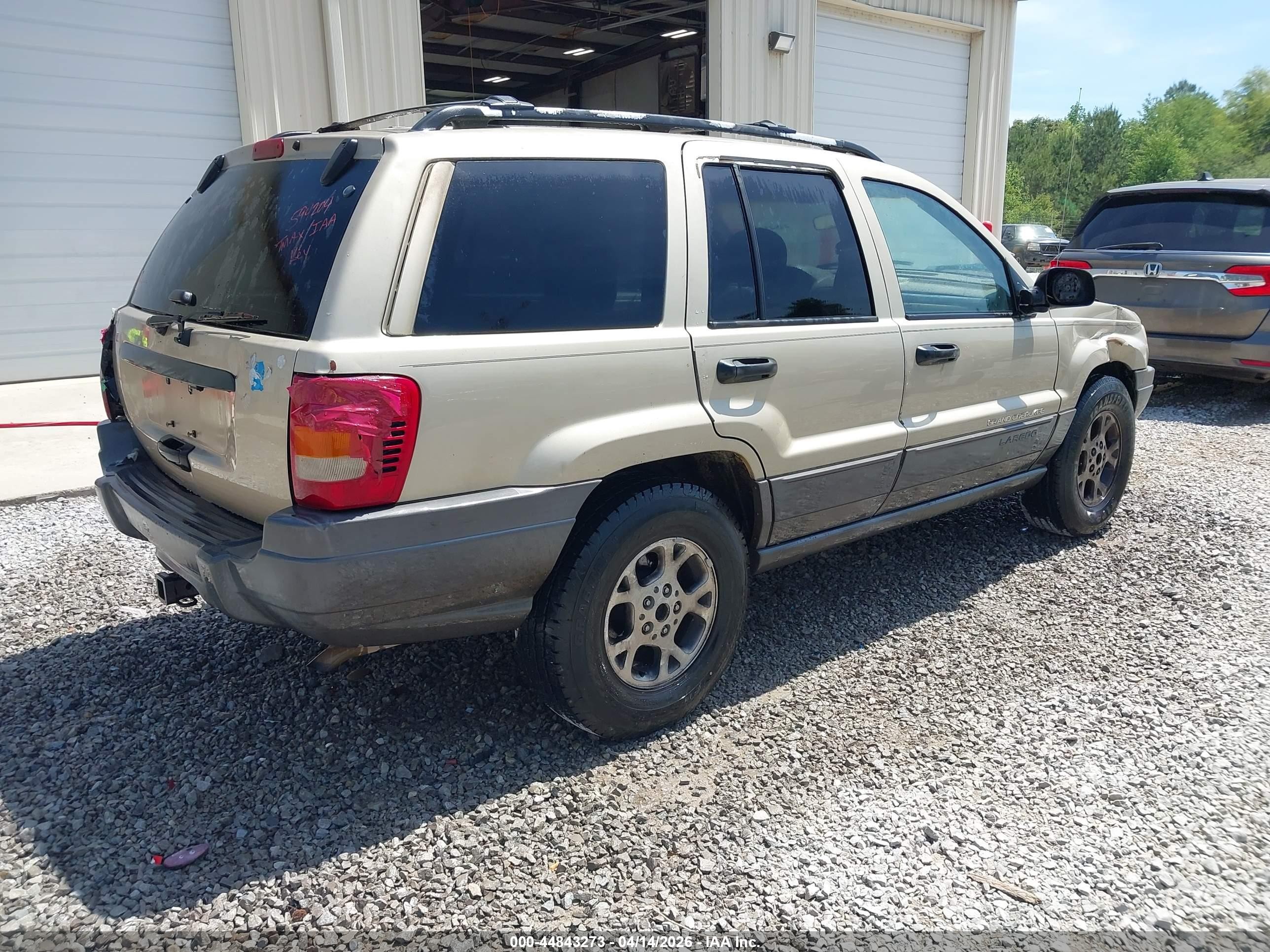 2001 Jeep Grand Cherokee Laredo Tan vin: 1J4GX48S01C594204