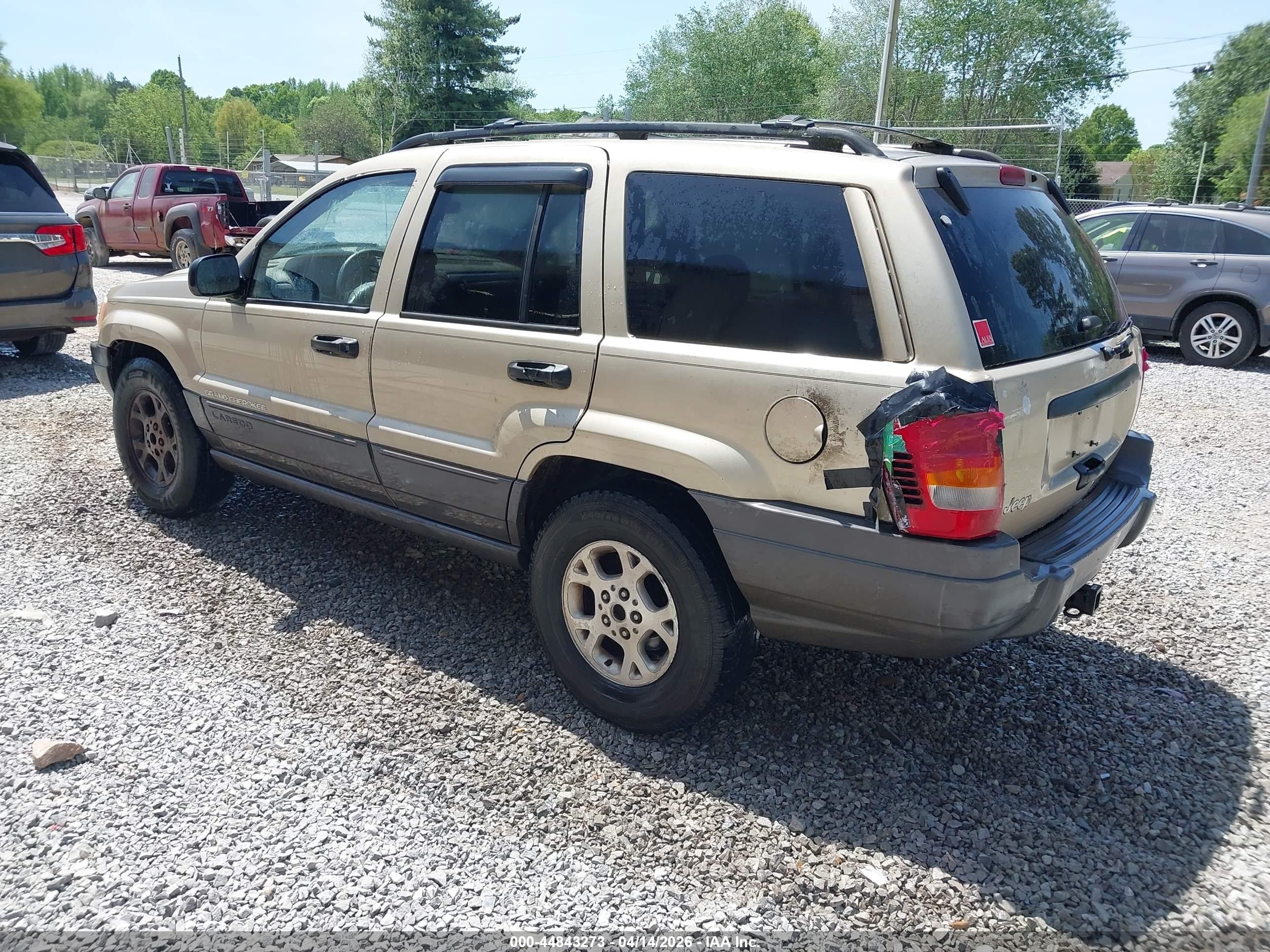 2001 Jeep Grand Cherokee Laredo Tan vin: 1J4GX48S01C594204