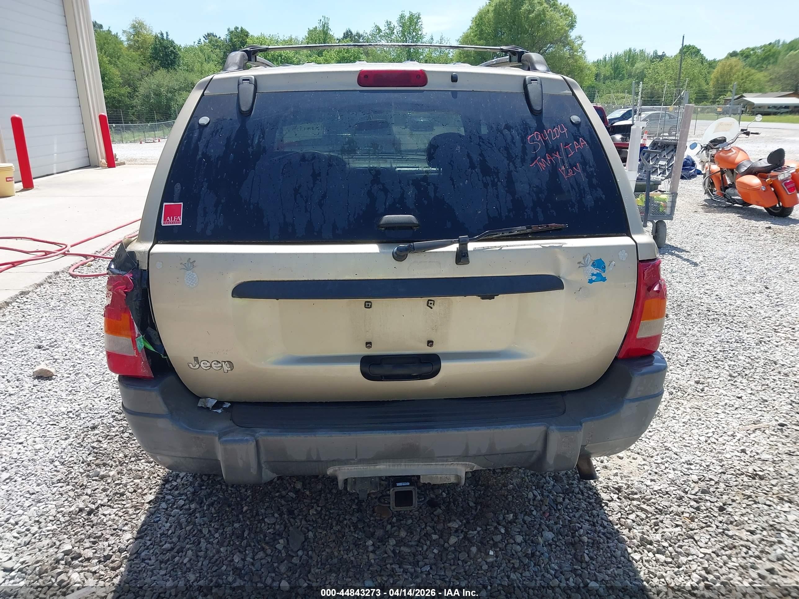 2001 Jeep Grand Cherokee Laredo Tan vin: 1J4GX48S01C594204