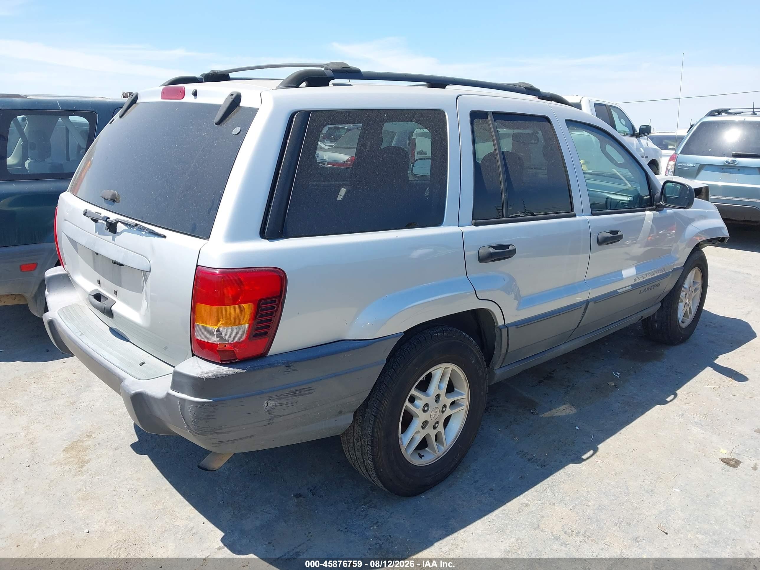 2003 Jeep Grand Cherokee Laredo Silver vin: 1J4GX48S23C515411