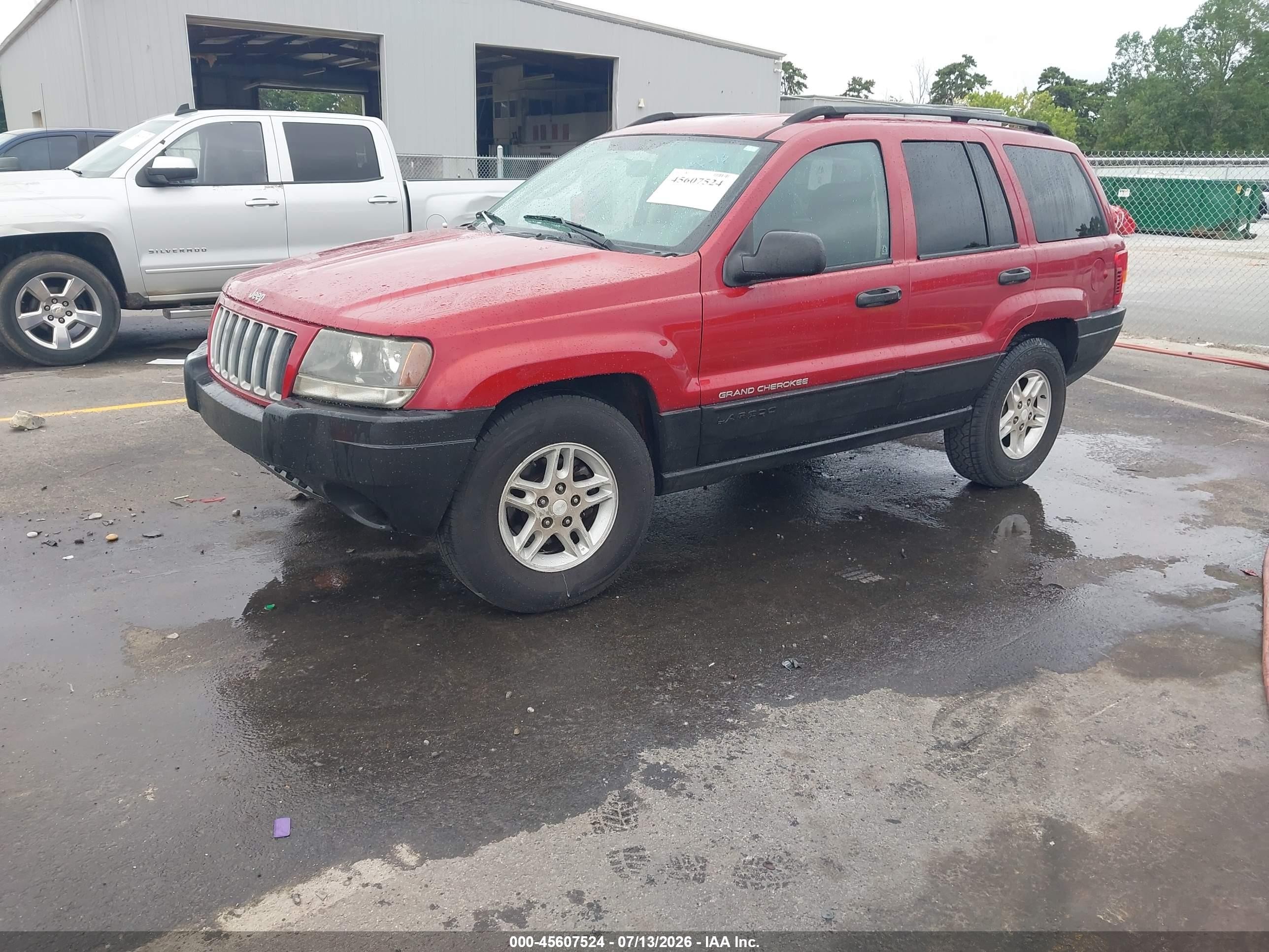 2004 Jeep Grand Cherokee Laredo Red vin: 1J4GX48S24C255223