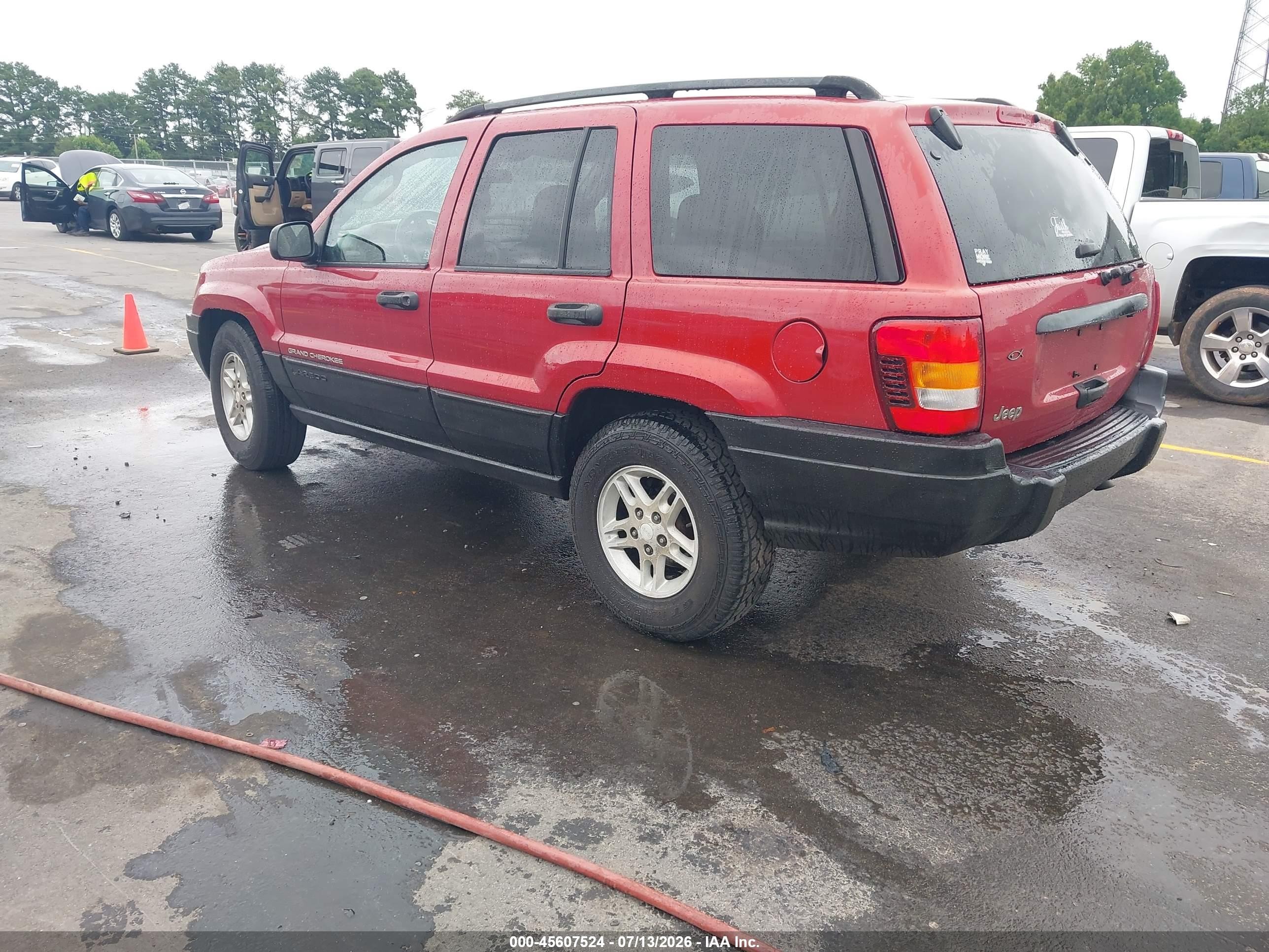 2004 Jeep Grand Cherokee Laredo Red vin: 1J4GX48S24C255223