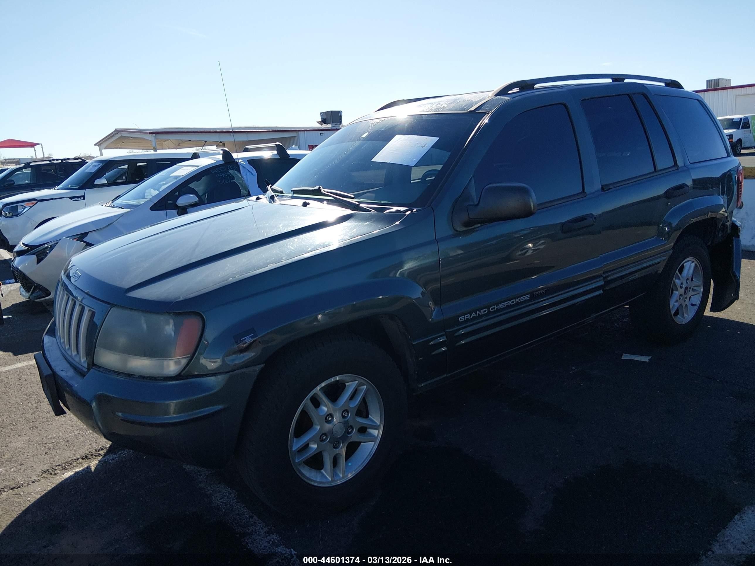 2004 Jeep Grand Cherokee Laredo Зеленый vin: 1J4GX48S34C173498