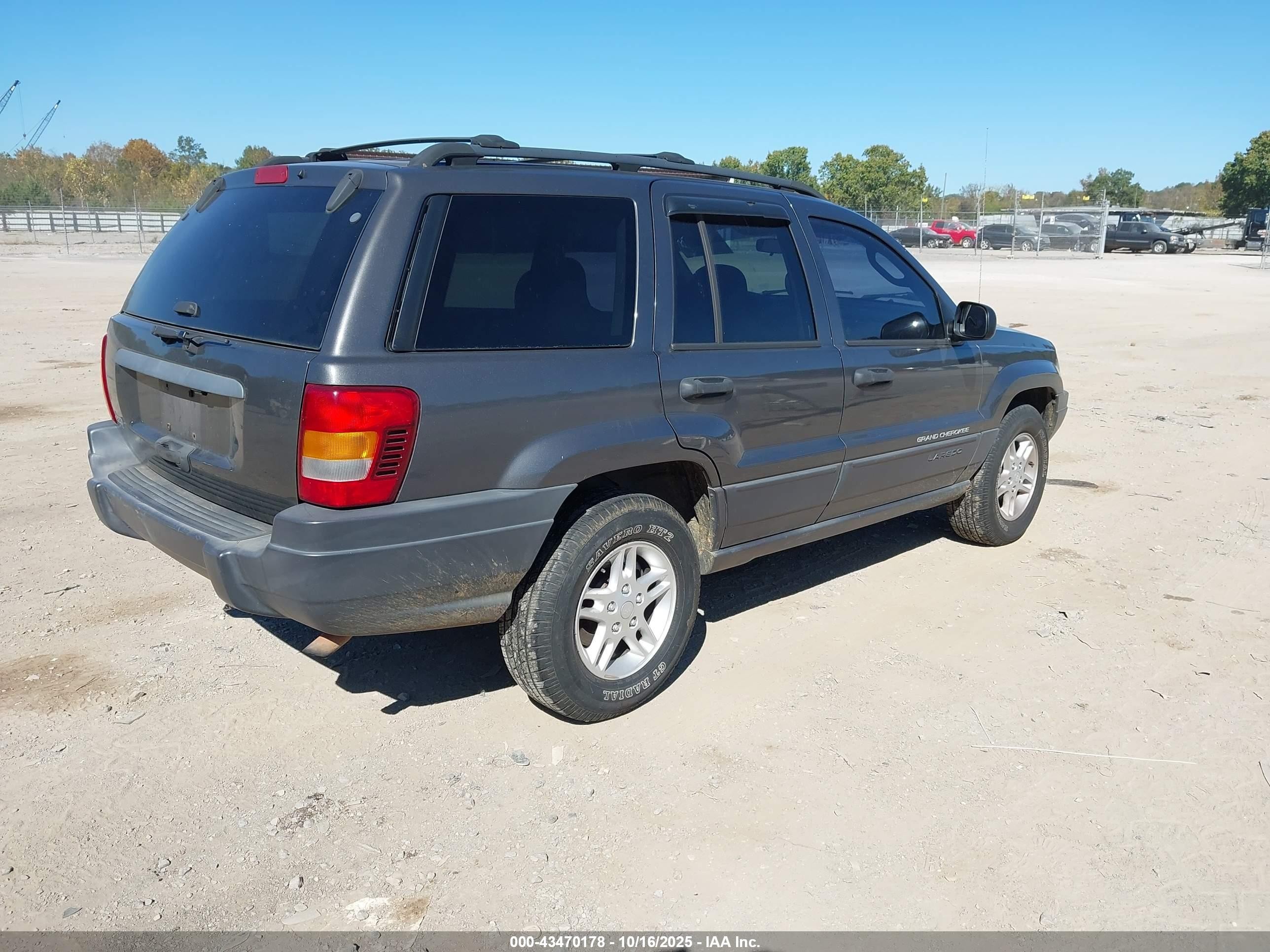 2003 Jeep Grand Cherokee Laredo Gray vin: 1J4GX48S63C564756