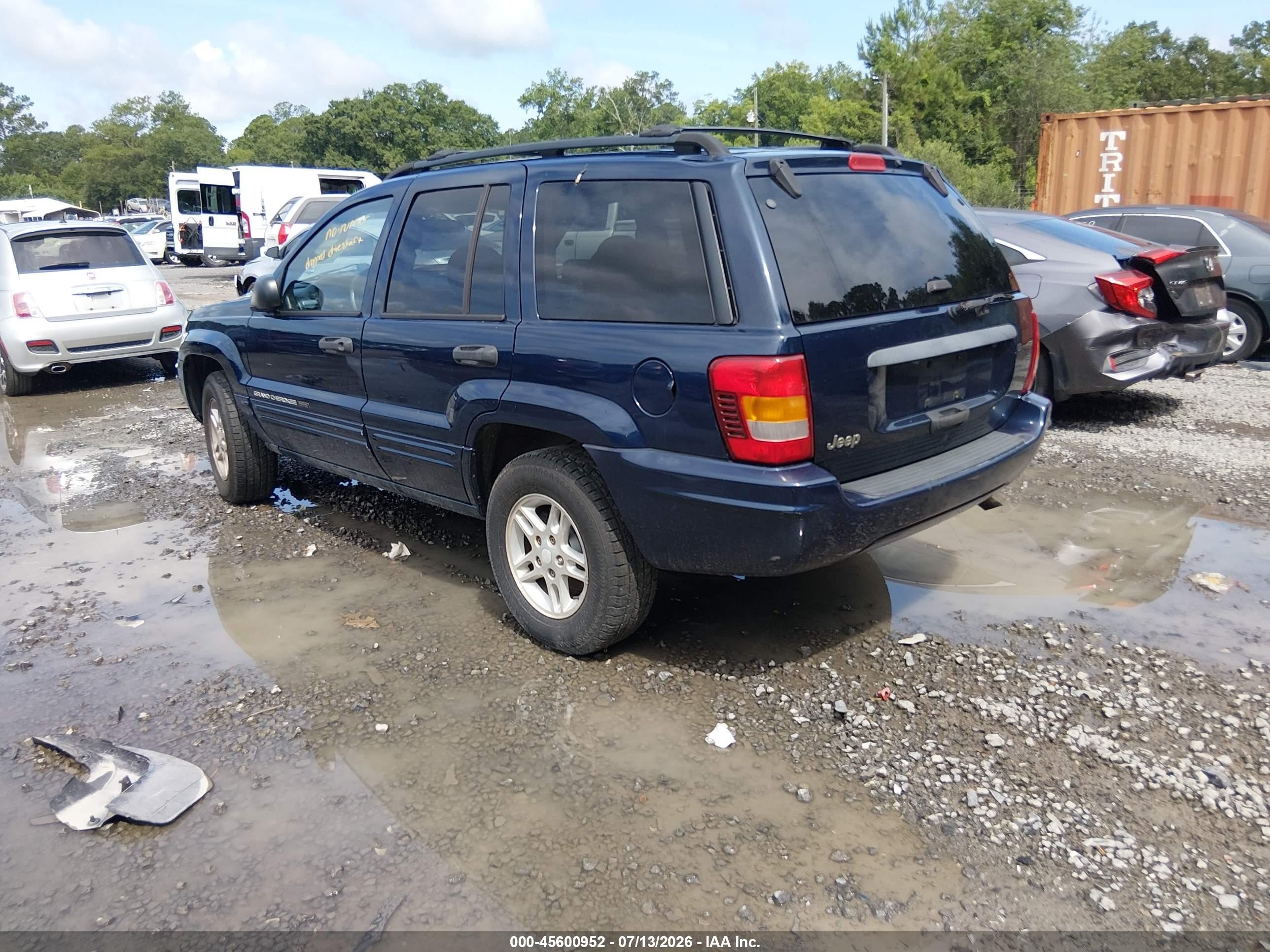 2004 Jeep Grand Cherokee Laredo Blue vin: 1J4GX48S74C212948