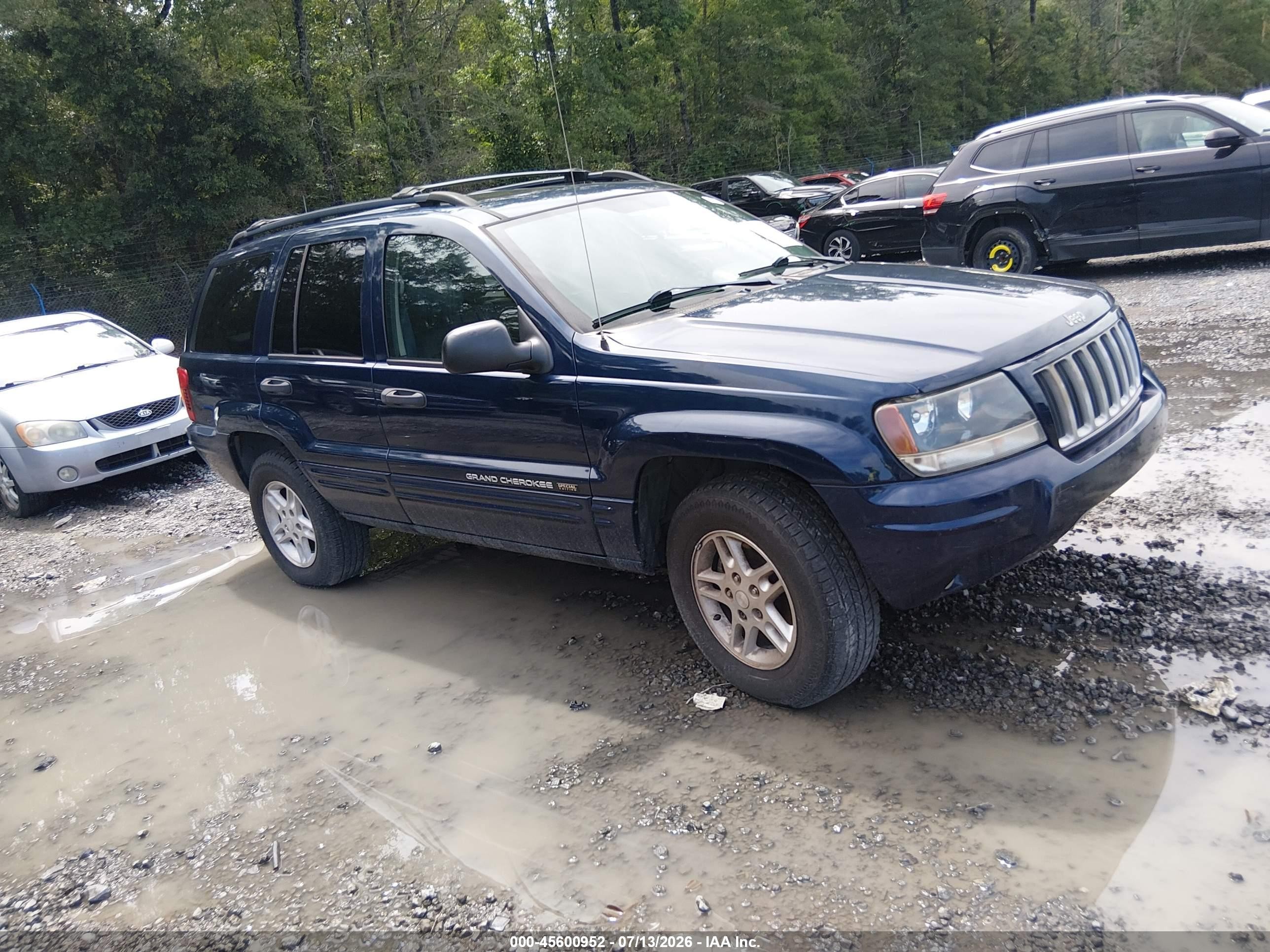 2004 Jeep Grand Cherokee Laredo Blue vin: 1J4GX48S74C212948