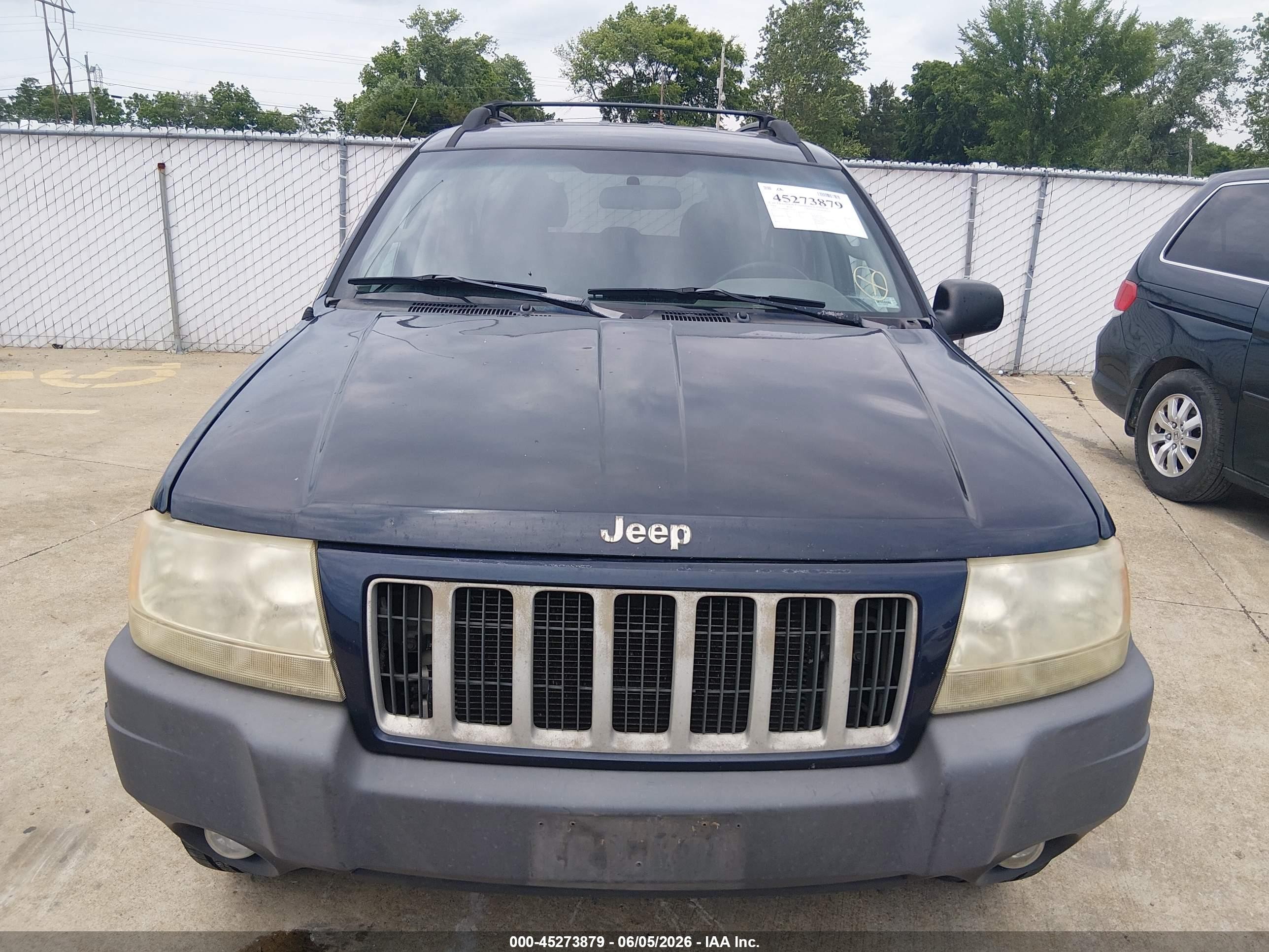 2004 Jeep Grand Cherokee Laredo Blue vin: 1J4GX48S84C197344