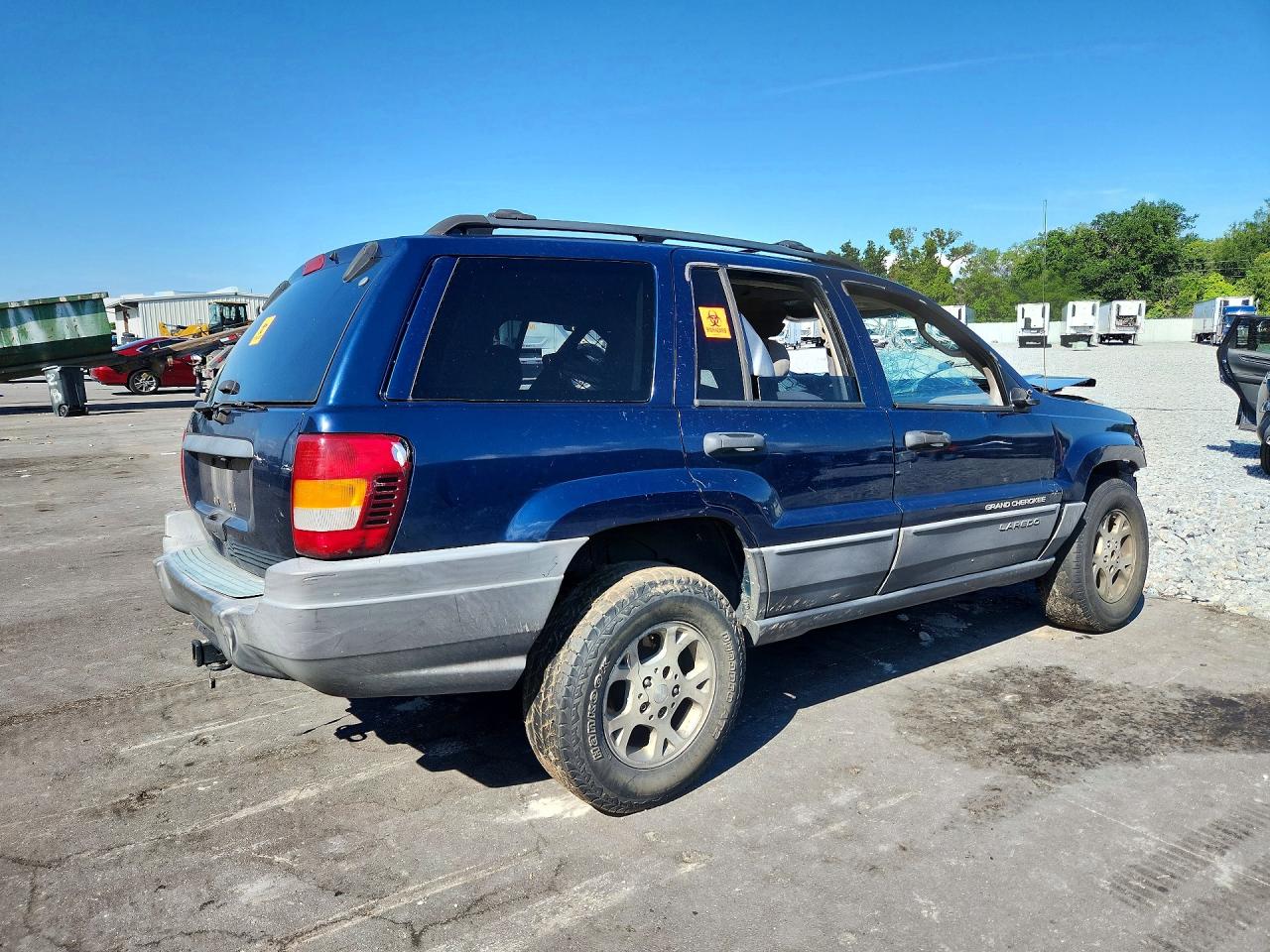 2002 Jeep Grand Cherokee Laredo Синий vin: 1J4GX48S92C310912