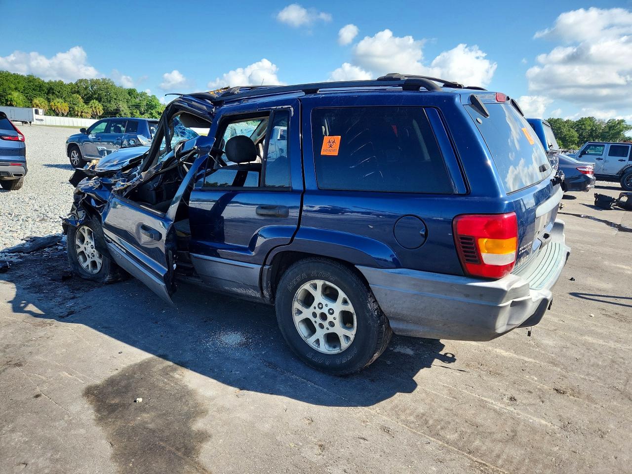 2002 Jeep Grand Cherokee Laredo Синий vin: 1J4GX48S92C310912