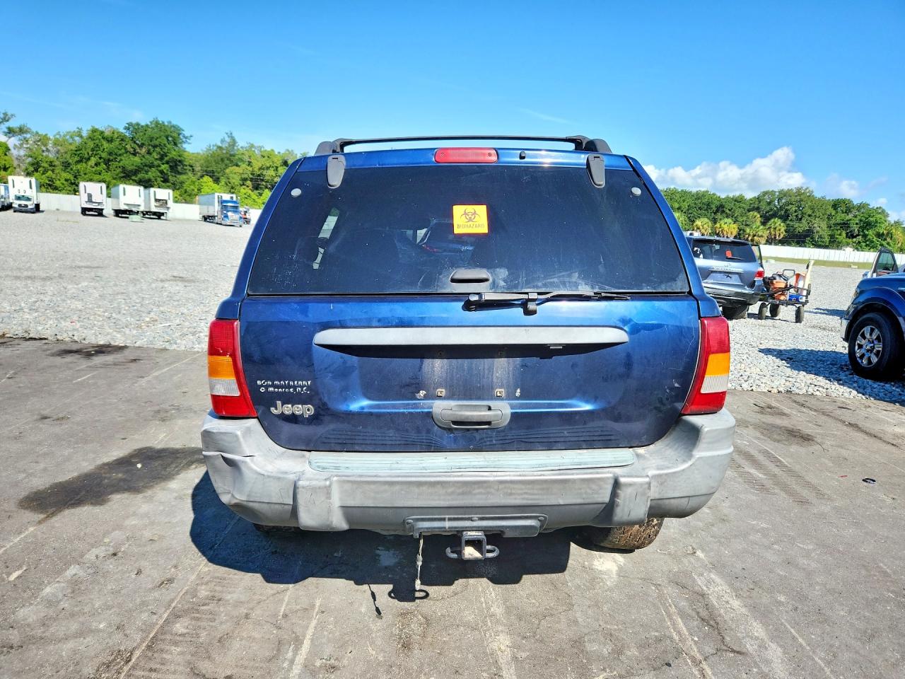 2002 Jeep Grand Cherokee Laredo Синий vin: 1J4GX48S92C310912
