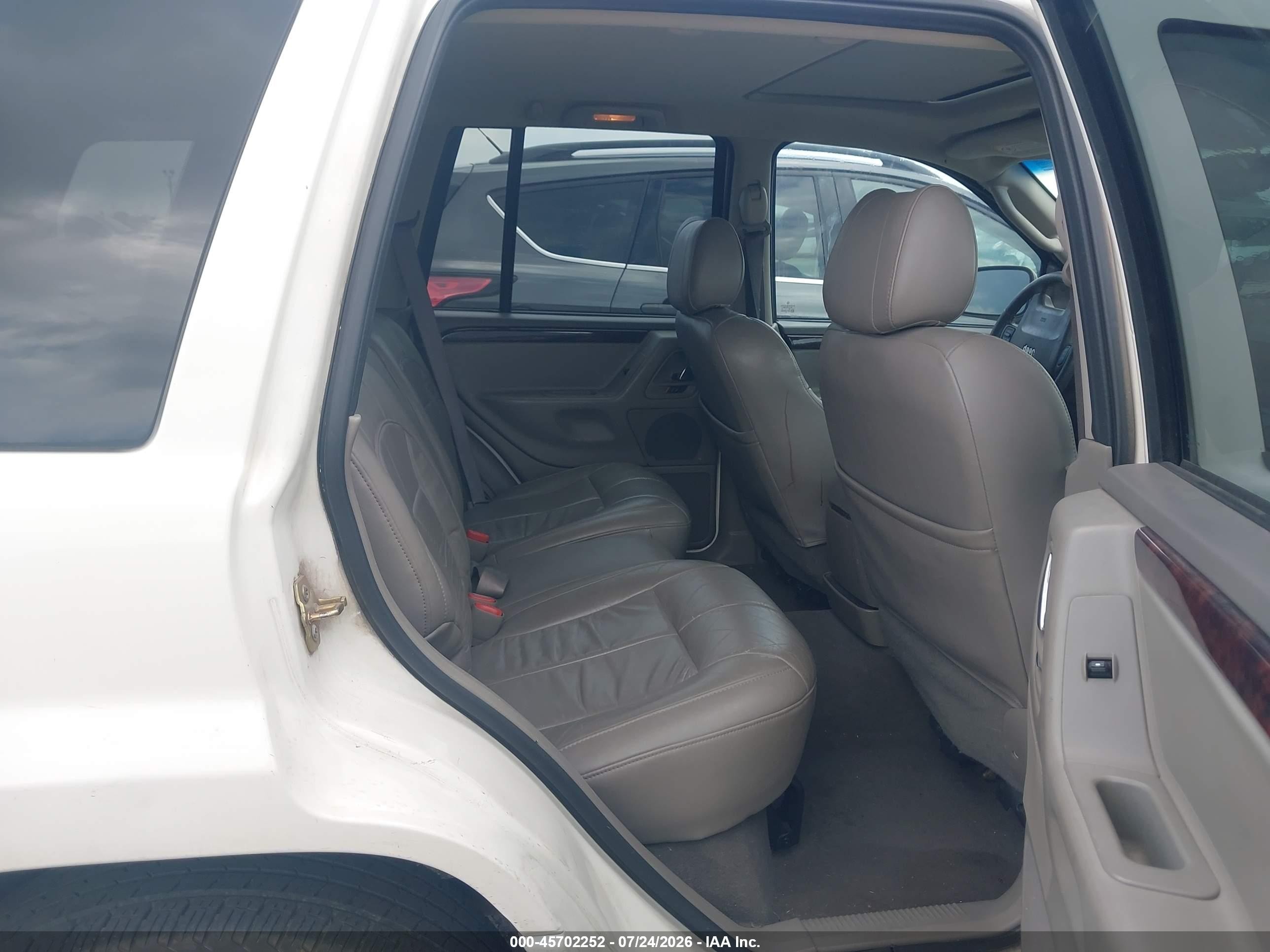2004 Jeep Grand Cherokee Limited Белый vin: 1J4GX58N14C422316