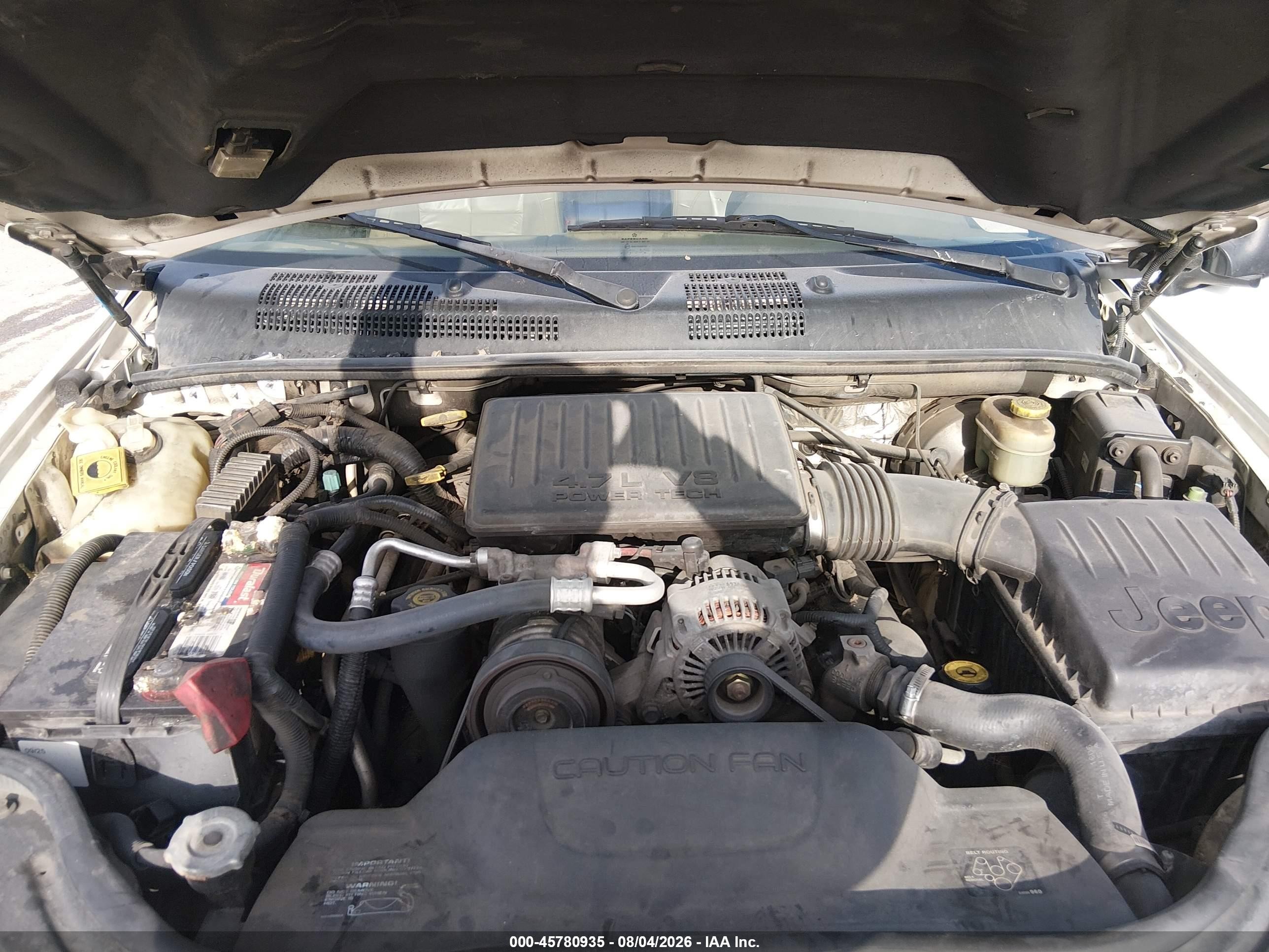 2001 Jeep Grand Cherokee Limited Белый vin: 1J4GX58N61C702762