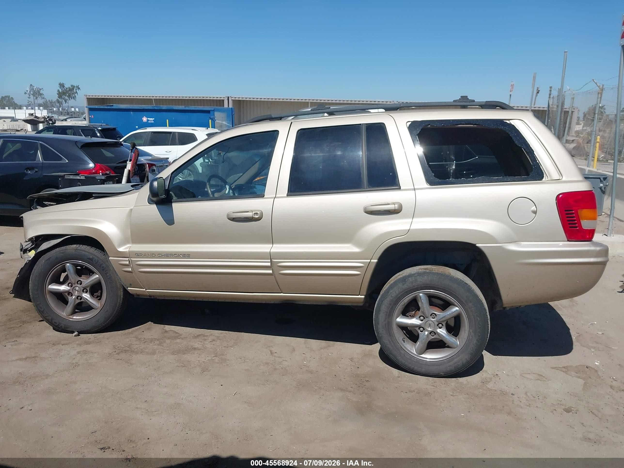 2001 Jeep Grand Cherokee Limited Gold vin: 1J4GX58S21C642324