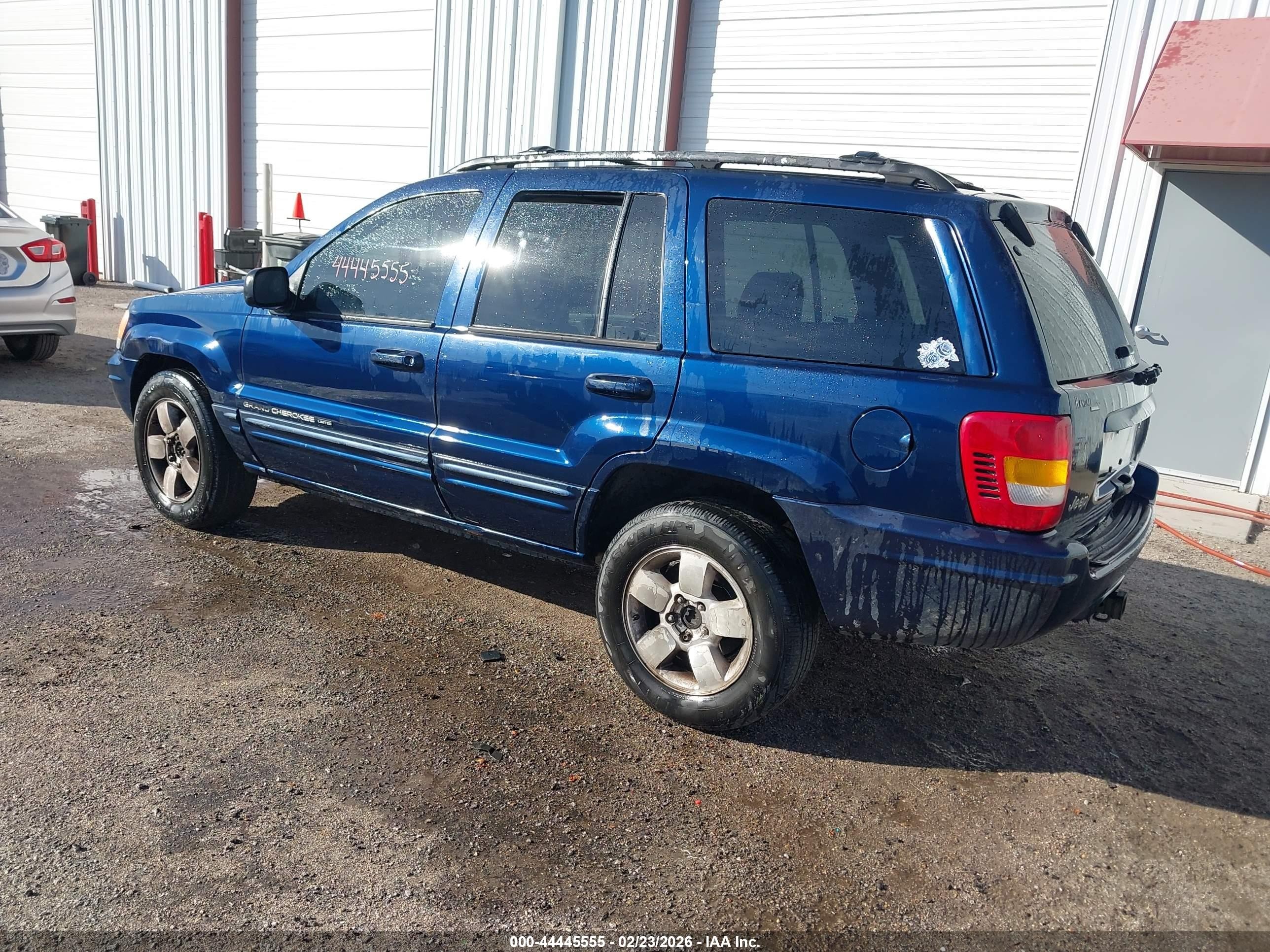 2001 Jeep Grand Cherokee Limited Синий vin: 1J4GX58S31C574504