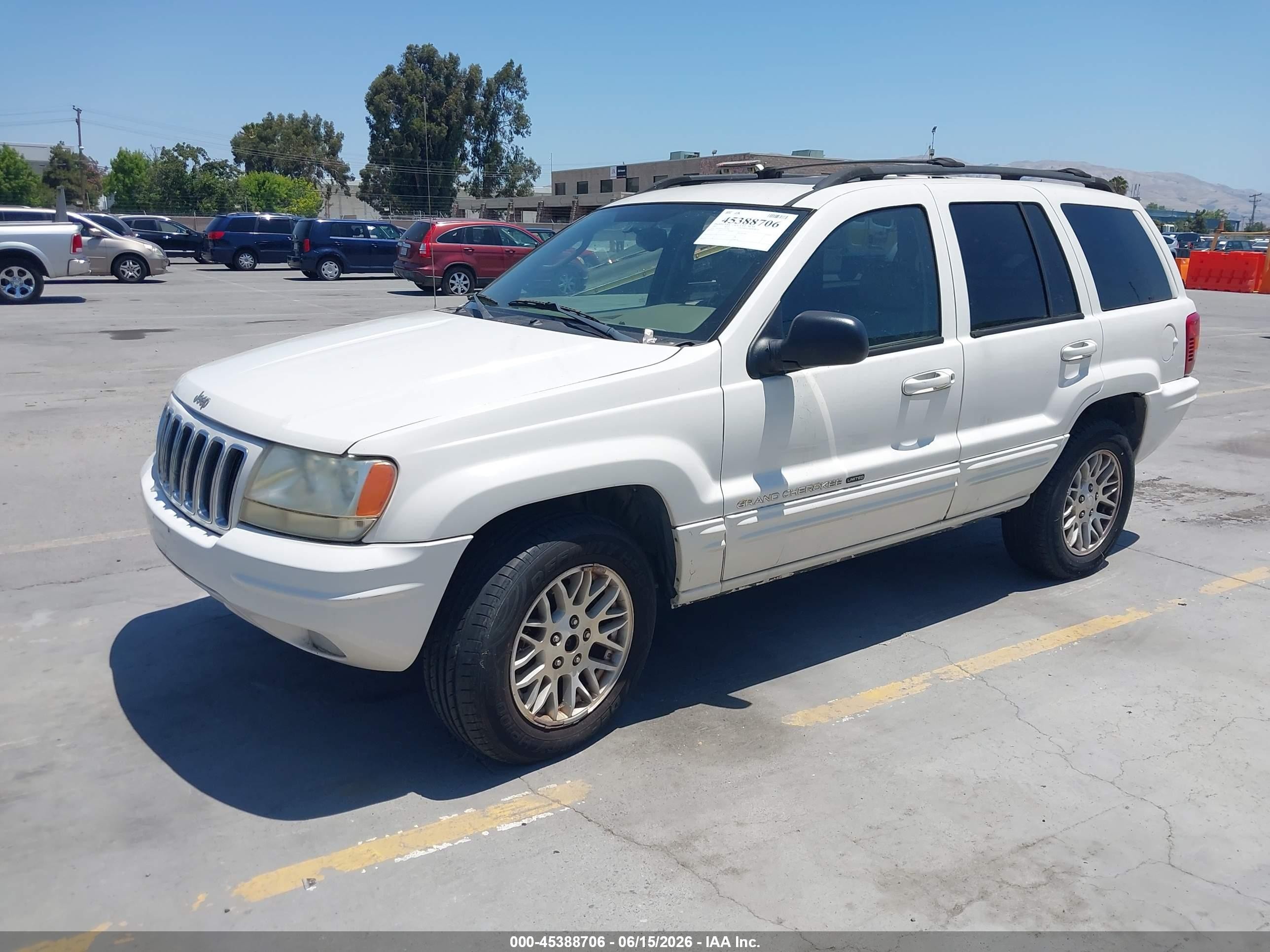 2003 Jeep Grand Cherokee Limited White vin: 1J4GX58S33C535348