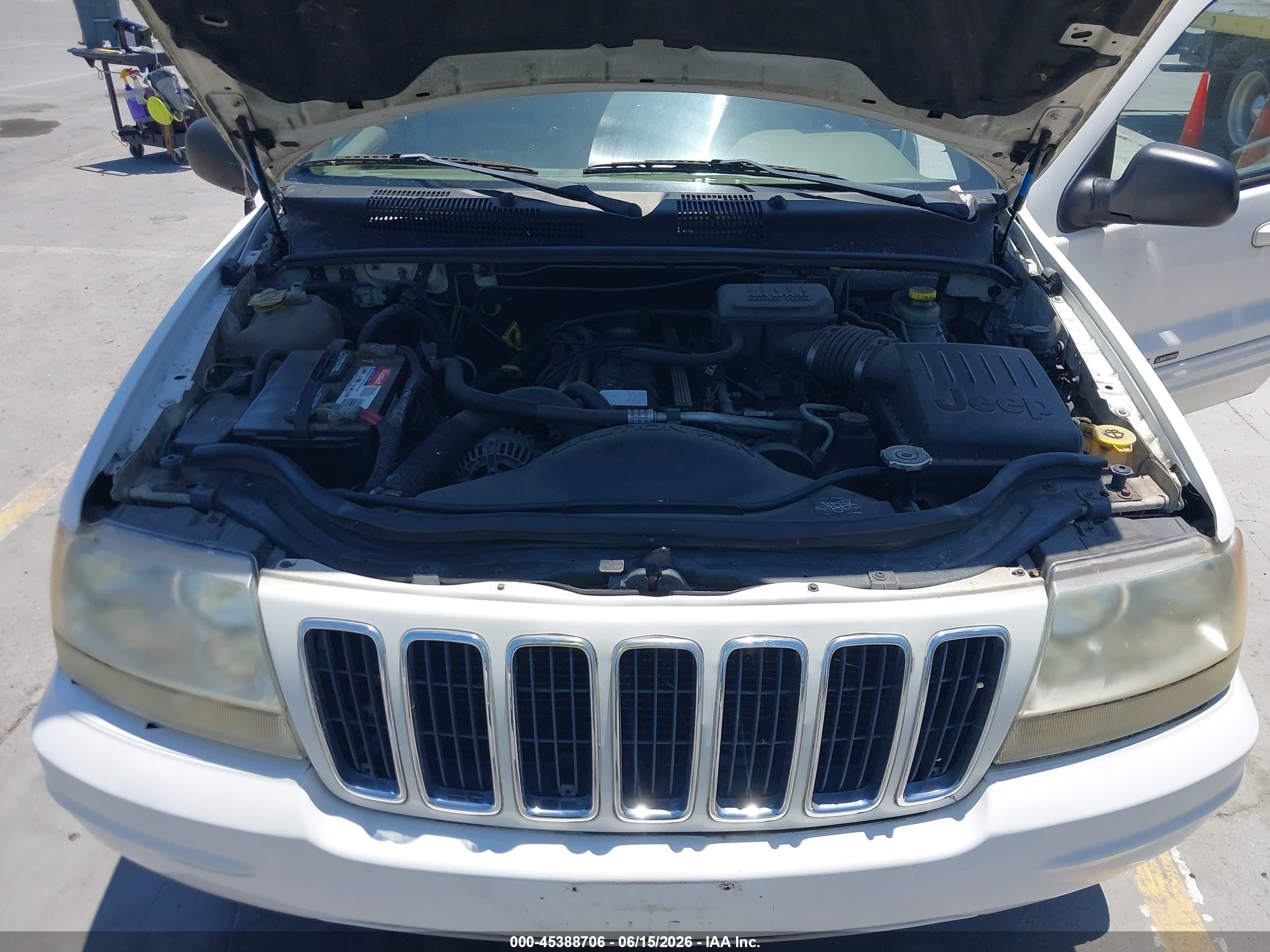 2003 Jeep Grand Cherokee Limited White vin: 1J4GX58S33C535348