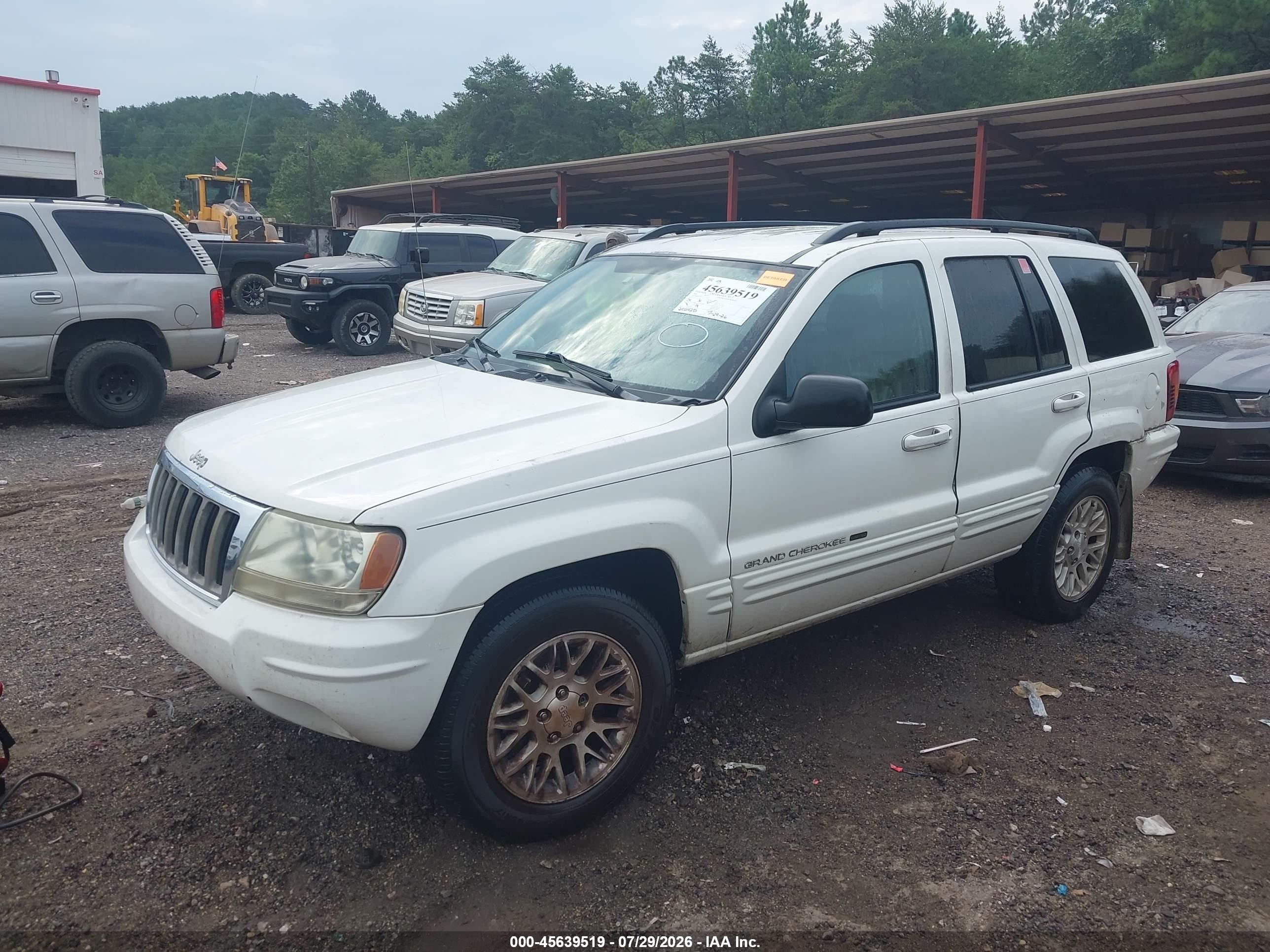 2004 Jeep Grand Cherokee Limited Белый vin: 1J4GX58S54C127712