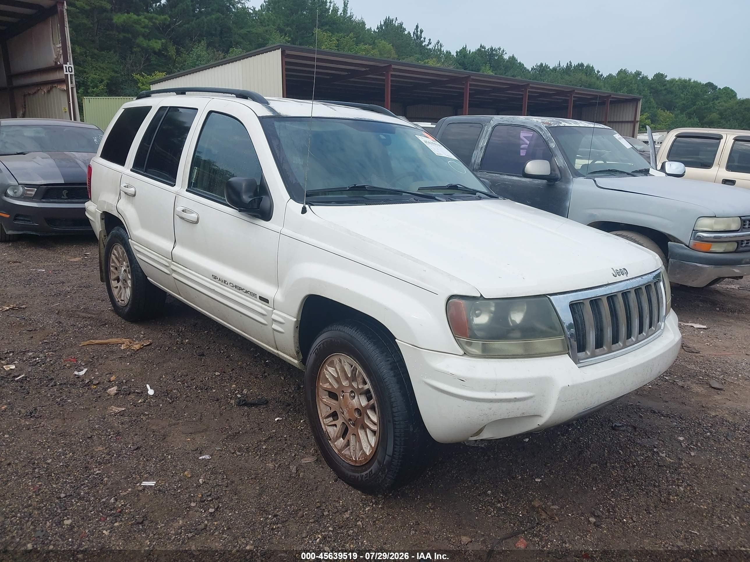 2004 Jeep Grand Cherokee Limited Белый vin: 1J4GX58S54C127712
