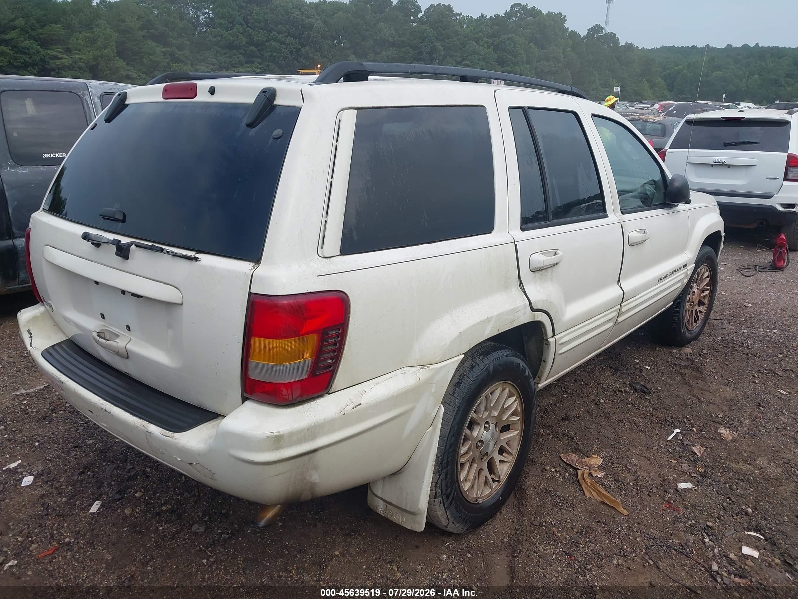 2004 Jeep Grand Cherokee Limited Белый vin: 1J4GX58S54C127712