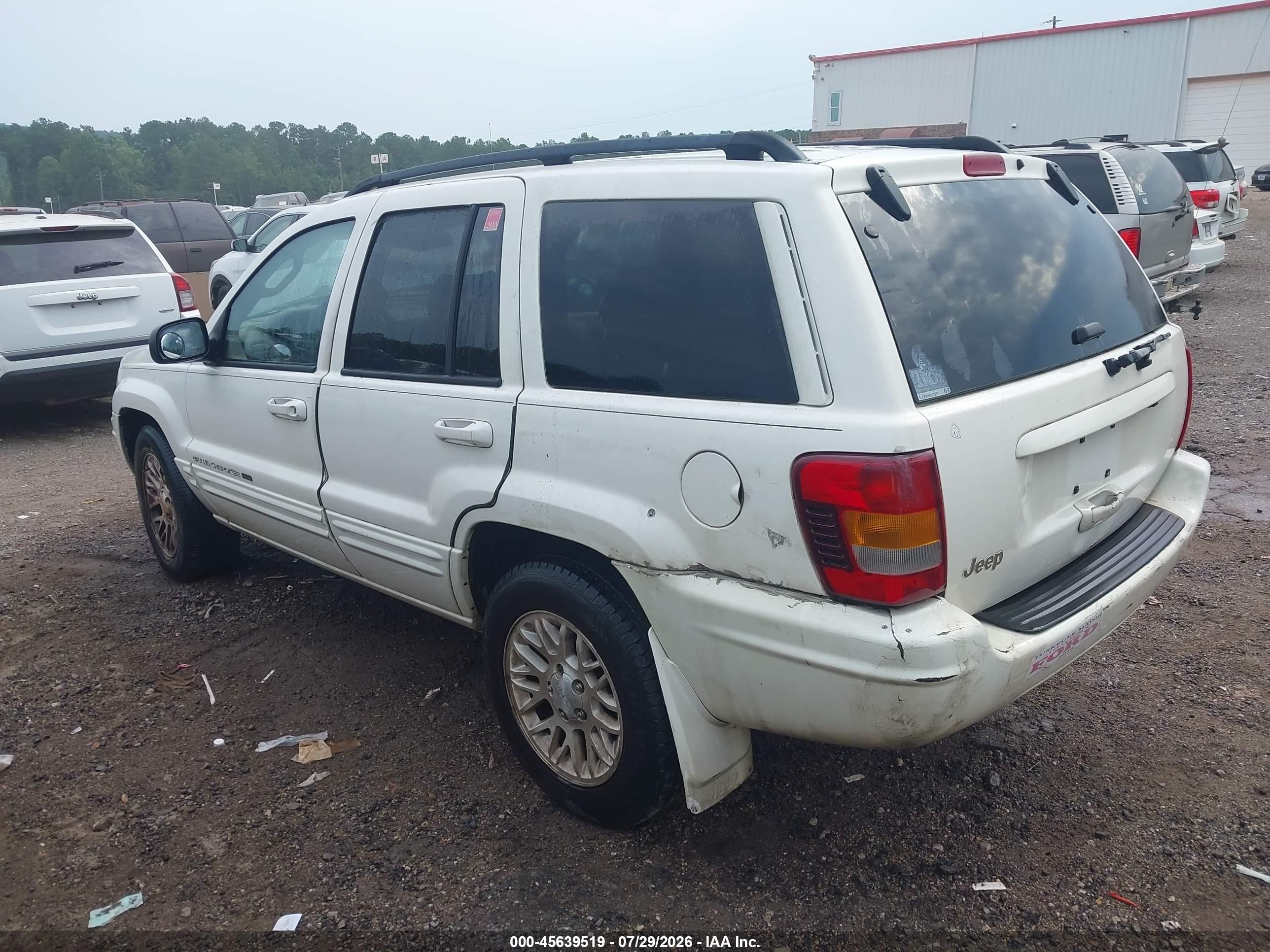 2004 Jeep Grand Cherokee Limited Белый vin: 1J4GX58S54C127712