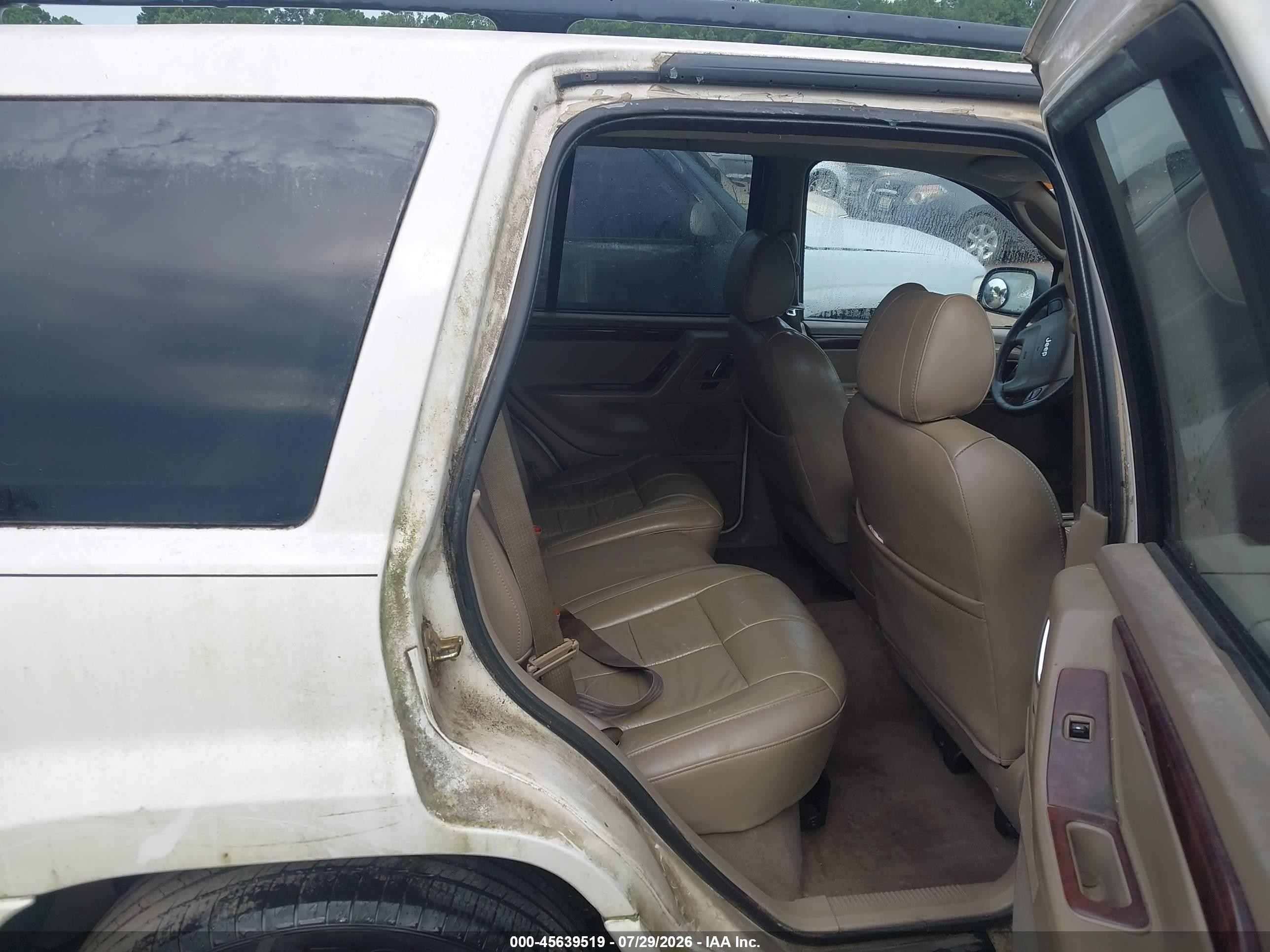 2004 Jeep Grand Cherokee Limited Белый vin: 1J4GX58S54C127712